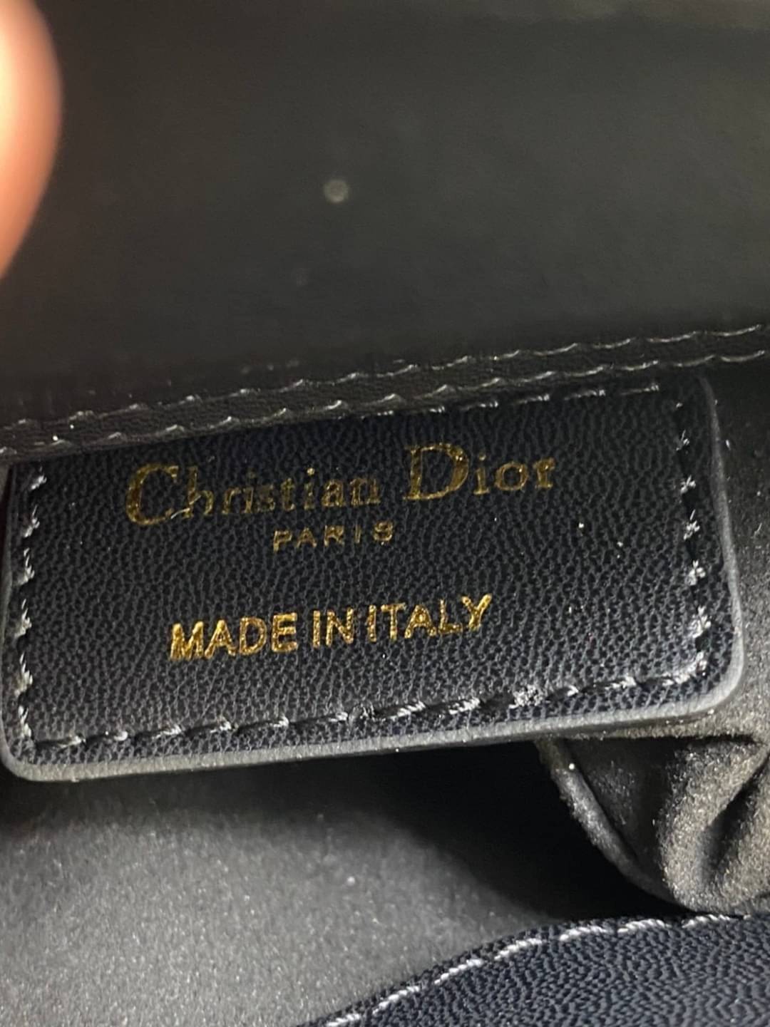 VIP 】หนังแท้ CHRISTIAN DIOR MICRO LADY DIOR BAG Cannage Lambskin