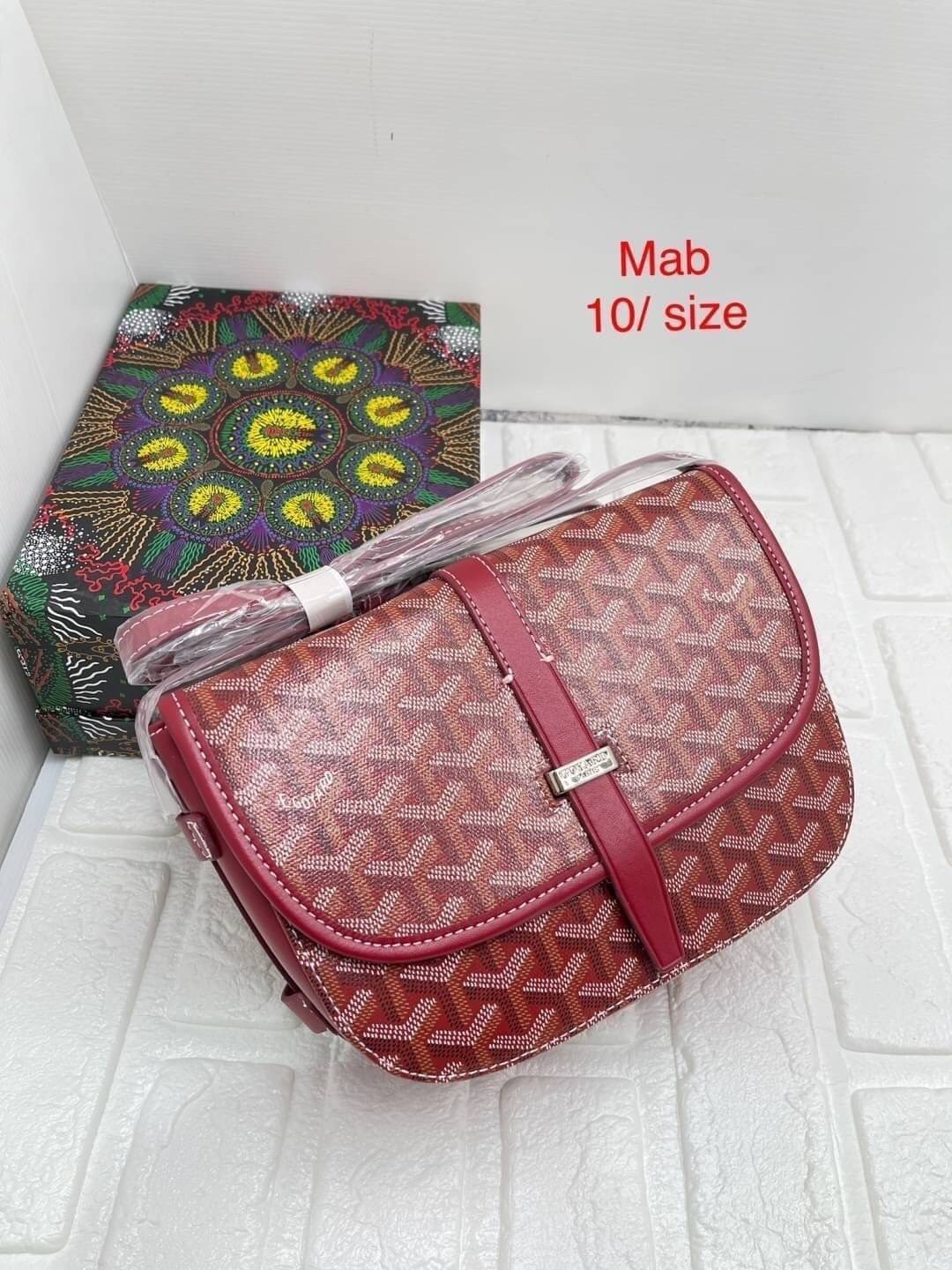GOYARD belvedere pm / GOYARD Messenger Bag 10" แบรนด์ดังจากฝรั่งเศส เรัยบหรูแต่ดูสง่า สะดุดตาด้วยลายเฉพาะตัว