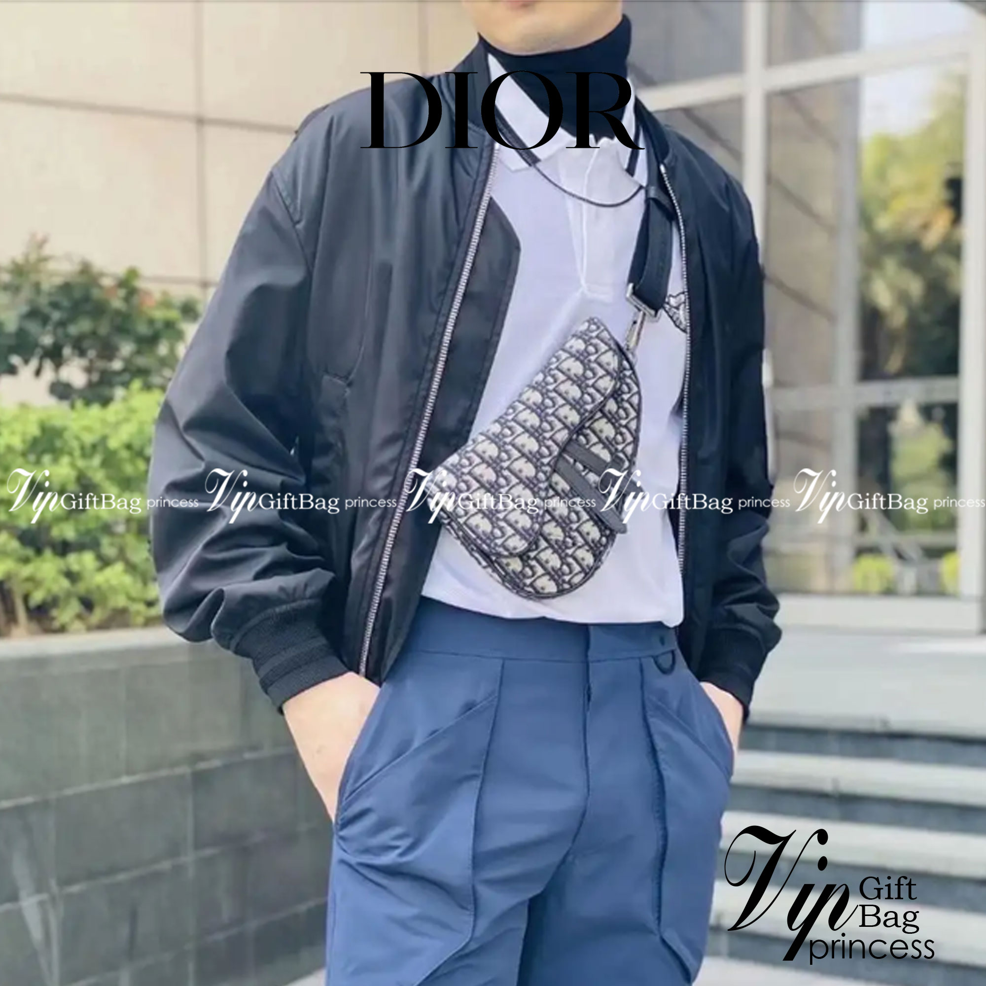 หนังแท้ DIOR SADDLE BELT BAG รุ่นสุดฮิต สามารถคาดอกสะพายข้างหรือคาดเอวก็ได้สามารถใช่งานได้ทั้งชาย/หญิง งานสวยมากพร้อมอุปกรณ์ครบชุด เกรดออริงานเทียบเท่าของแท้เลย กระเป๋ารุ่นยอดนิยมตามแบบฉบับแบรนด์ พร้อมส่งที่ไทย เกรดออริจินอลผ้าแจ๊คการ์ดและหนังแท้ ภาพสินค้