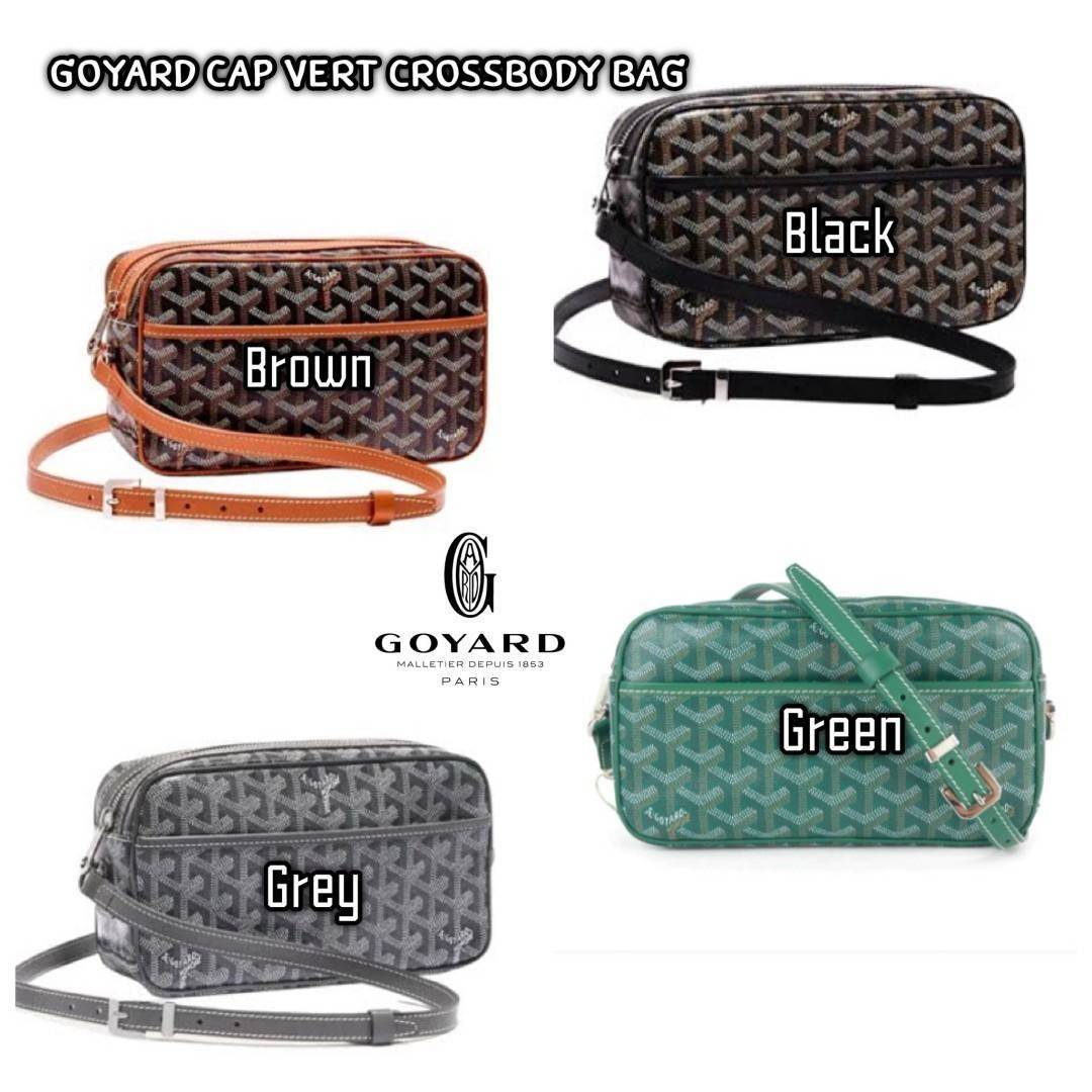 พร้อมส่ง 4 สี Goyard Cap Vert Crossbody Bag กระเป๋าสะพายสัญชาติฝรั่งเศส เกรดออริ สลับแท้ 1:1 ใช้ต่างประเทศได้