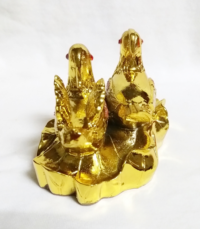 สินค้าหมดค่ะ เป็ดแมนดารินคู่สีทองเสริมความรักครองคู่ยืนยาวมั่นคงค่ะ