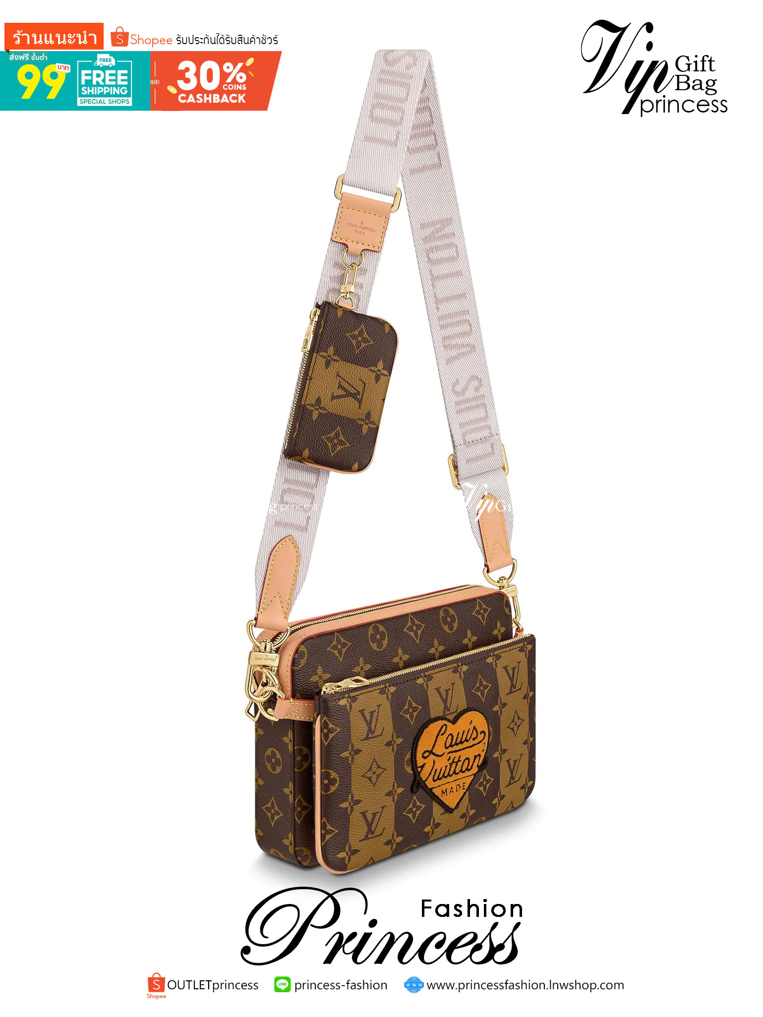 LV Trio messenger เกรดใช้งานสลับใบจริงได้ เทพออริจินอล เนื้องานสวยงาม หนังแท้ ใช้ได้ทั้งชายหญิง ภาพสินค้าถ่ายจากงานขายจริงใช้งานต่างประเทศได้