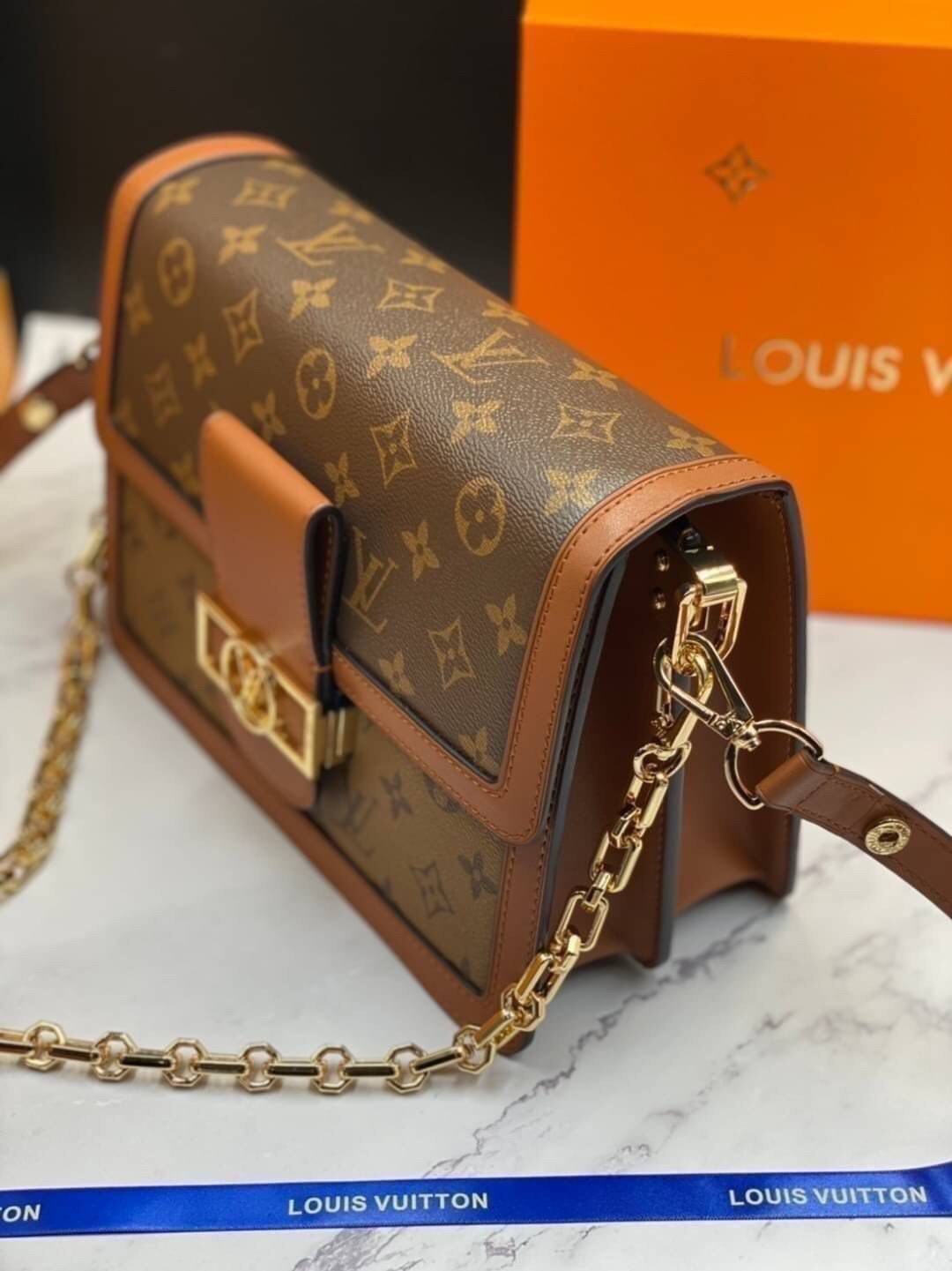 LOUIS VUITTON DAUPHINE MM 25cm เกรดออริจินอลสลับแท้ 1:1 ใช้งานต่างประเทศได้