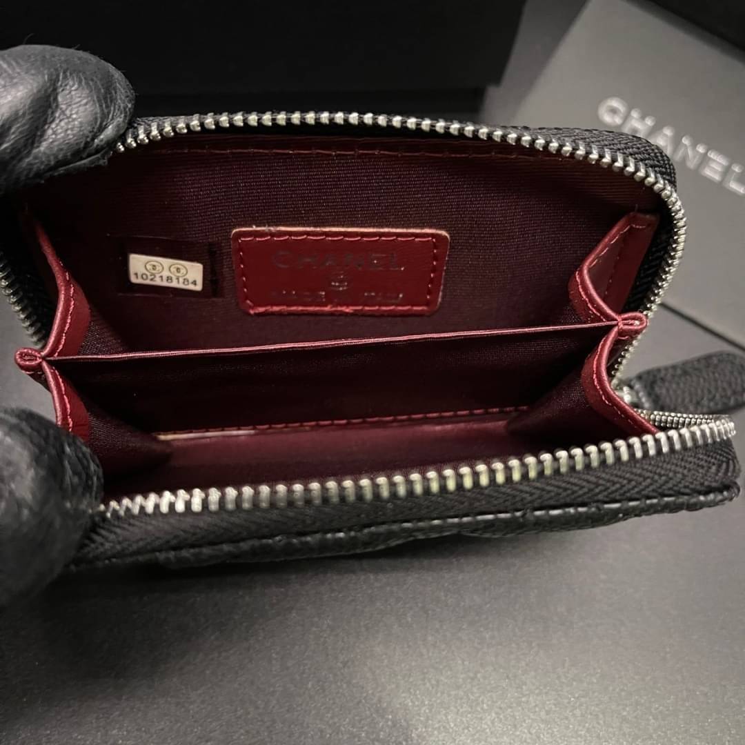Chanel Wallet / Chanel Card Holder Zippy / Chanel Coin Zippy กระเป๋าสตางค์ชาแนลใบสั้น กระเป๋าใส่บัตร ใส่เหรียญ ภายในตามรูป เกรดออริจินอล ภาพถ่ายจากงานขายจริง ใช้งานต่างประเทศได้
