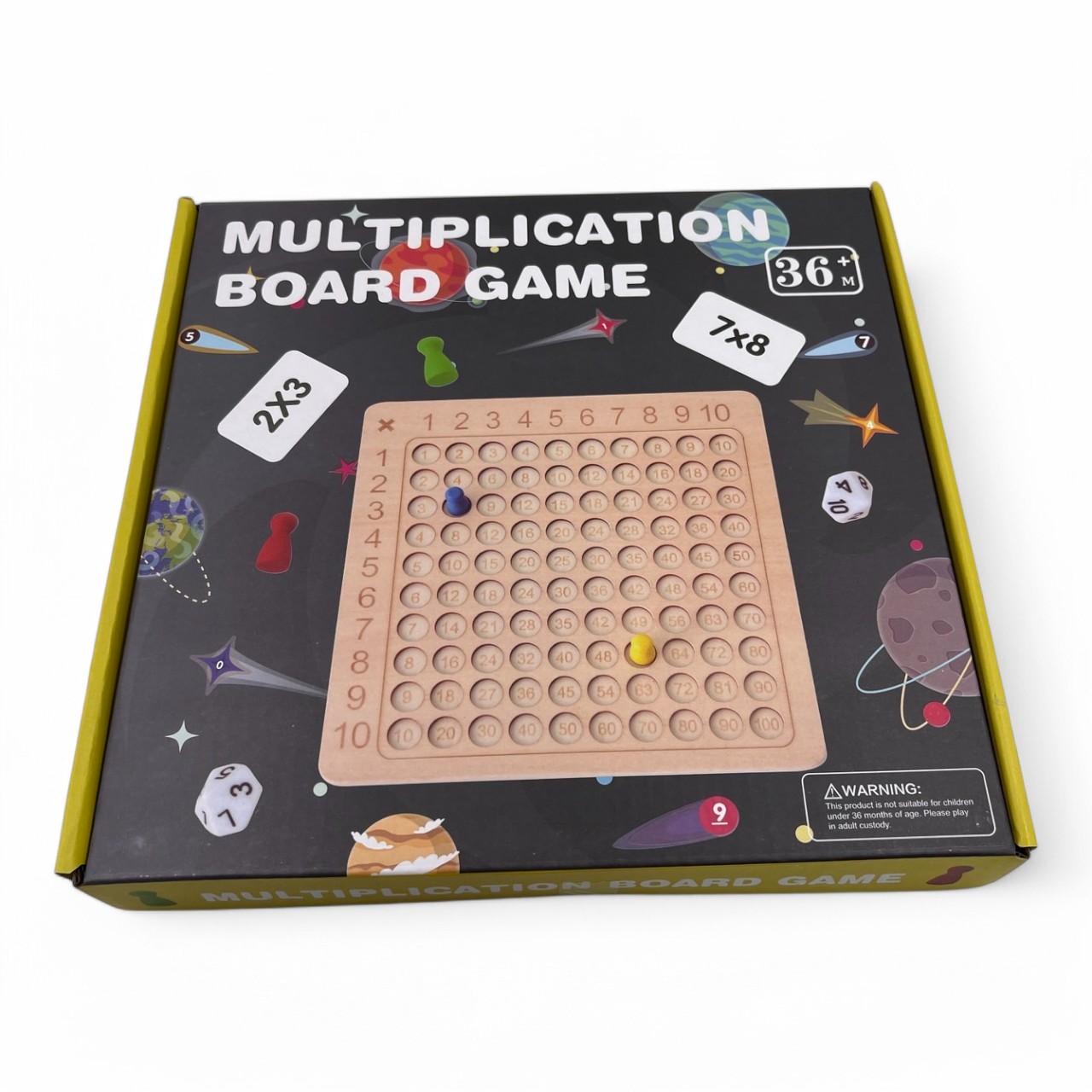 เกมฝึกการเรียนรู้เรื่องการคูณ (Multiplication board game)