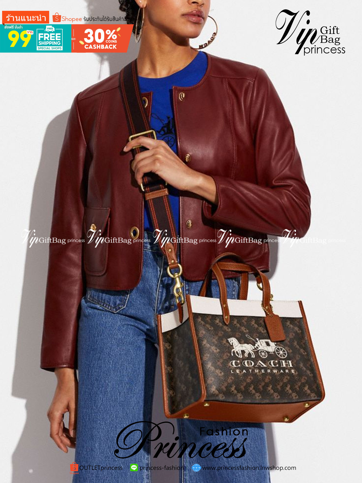 COACH FIELD TOTE 30 WITH HORSE AND CARRIAGE PRINTAND CARRIAGE BADGE 📣พร้อมส่งที่ไทย ใหม่ล่าสุด บอกเลยสีสวย สุดคลาสสิคมากๆ