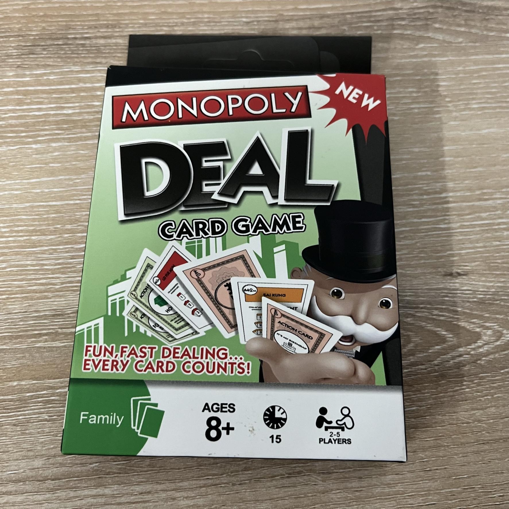 การ์ดเกมโมโนโพลี่ดีล Monopoly Deal แบบภาษาอังกฤษ