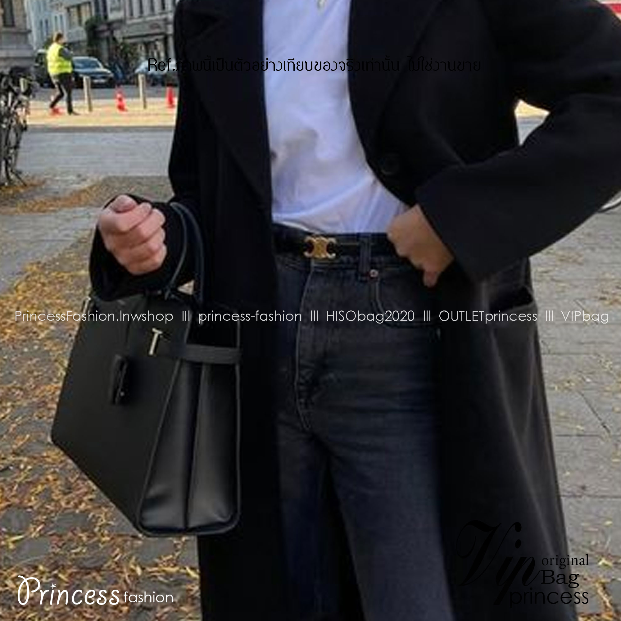 CELINE Belt Leather / CELINE Triomphe Belt in Smooth Calfskin พร้อมส่ง เข็มขัดเซลีน มีเส้นเดียวใช้ได้ทั้งปี ไม่ว่าลุคไหนๆ เส้นเดียวเอาอยู่ งานหนังเรียบสวยมาก แนะนำค่ะ