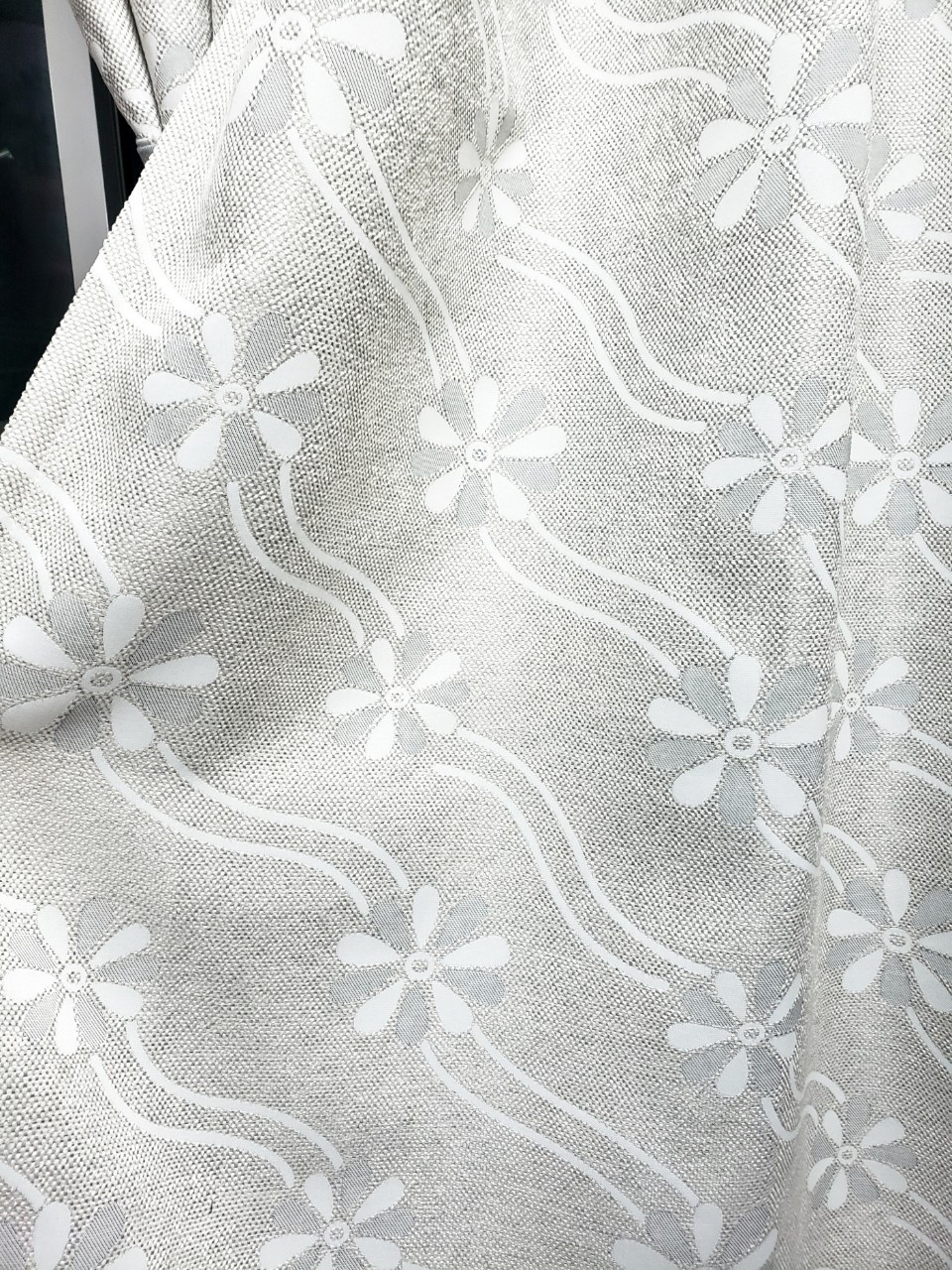 ผ้าม่าน ก.270*ส.150ซม./ผืน หนา สวย พรีเมี่ยม กันแสง 90% รุ่นบลูมมิ่ง(Blooming)สีเทา