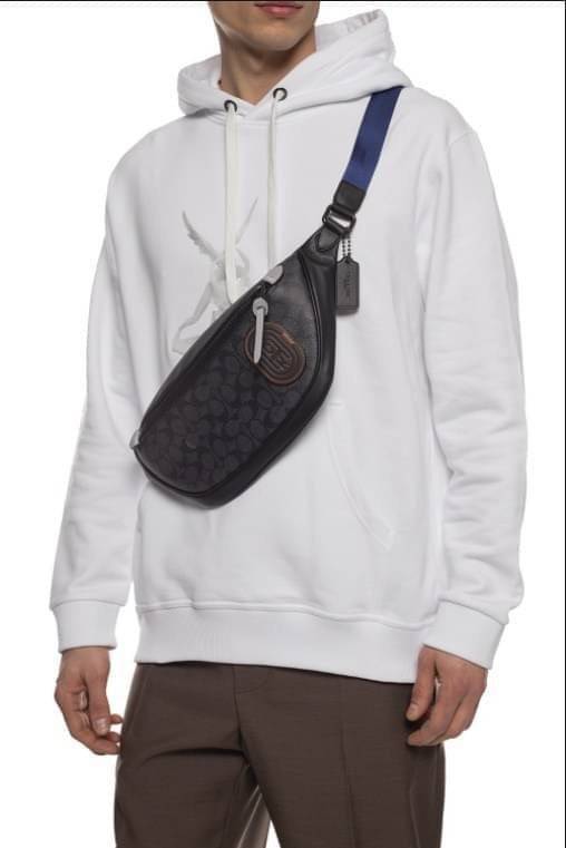 Coach F84711 Warren Mini Belt Bag In Signature Canvas กระเป๋าคาดอก คาดเอว ขนาดกำลังดี ใช้งานง่าย ใช้ได้ทั้งหญิงและชาย