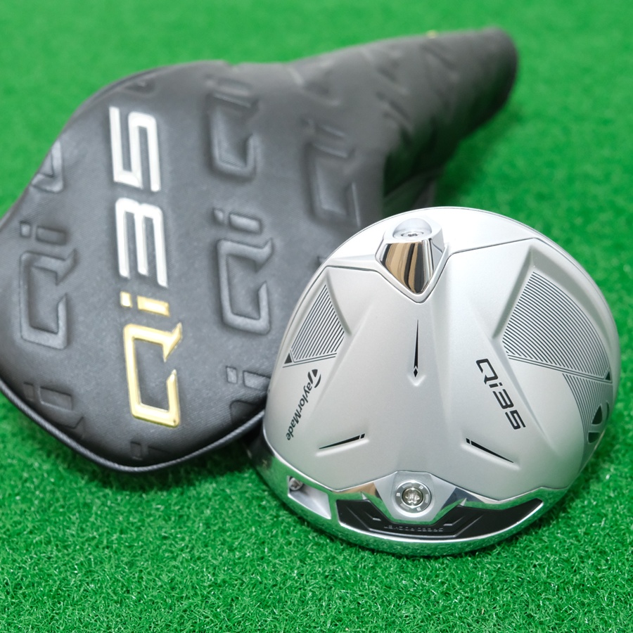 2025 TAYLORMADE QI35 DESIGNER SERIES MATTE PLATINUM 10.5* DRIVER - HEAD ONLY