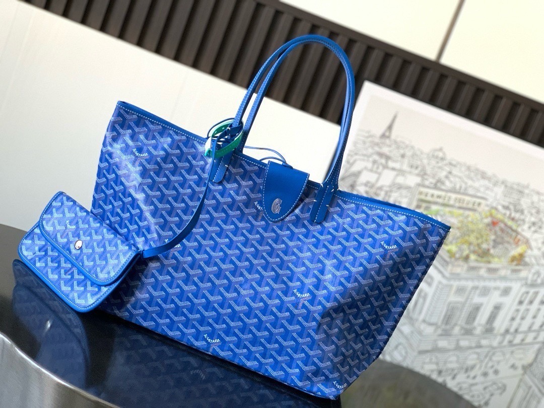 GOYARD PM TOTE BAG กระเป๋าทรงโท้ทใบใหญ่ หนังแท้สวยเป๊ะ เกรดท็อปออริ สลับแท้ 1:1 เกรดดีสุด ใช้ต่างประเทศได้ ผ่านทุก ตม.