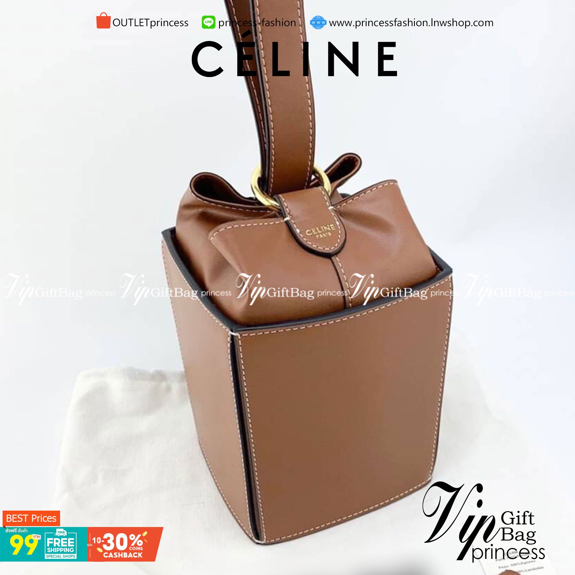 VIP 】หนังแท้ CELINE BOX CLASSIC HANDBAG หนังสวยอยู่ทรง สวยหรูที่สุด รูปทรงทันสมัยคลาสสิกมินิมอลมากค่ะ พร้อมส่งที่ไทยราคาสุดคุ้มห้ามพลาดค่ะ!