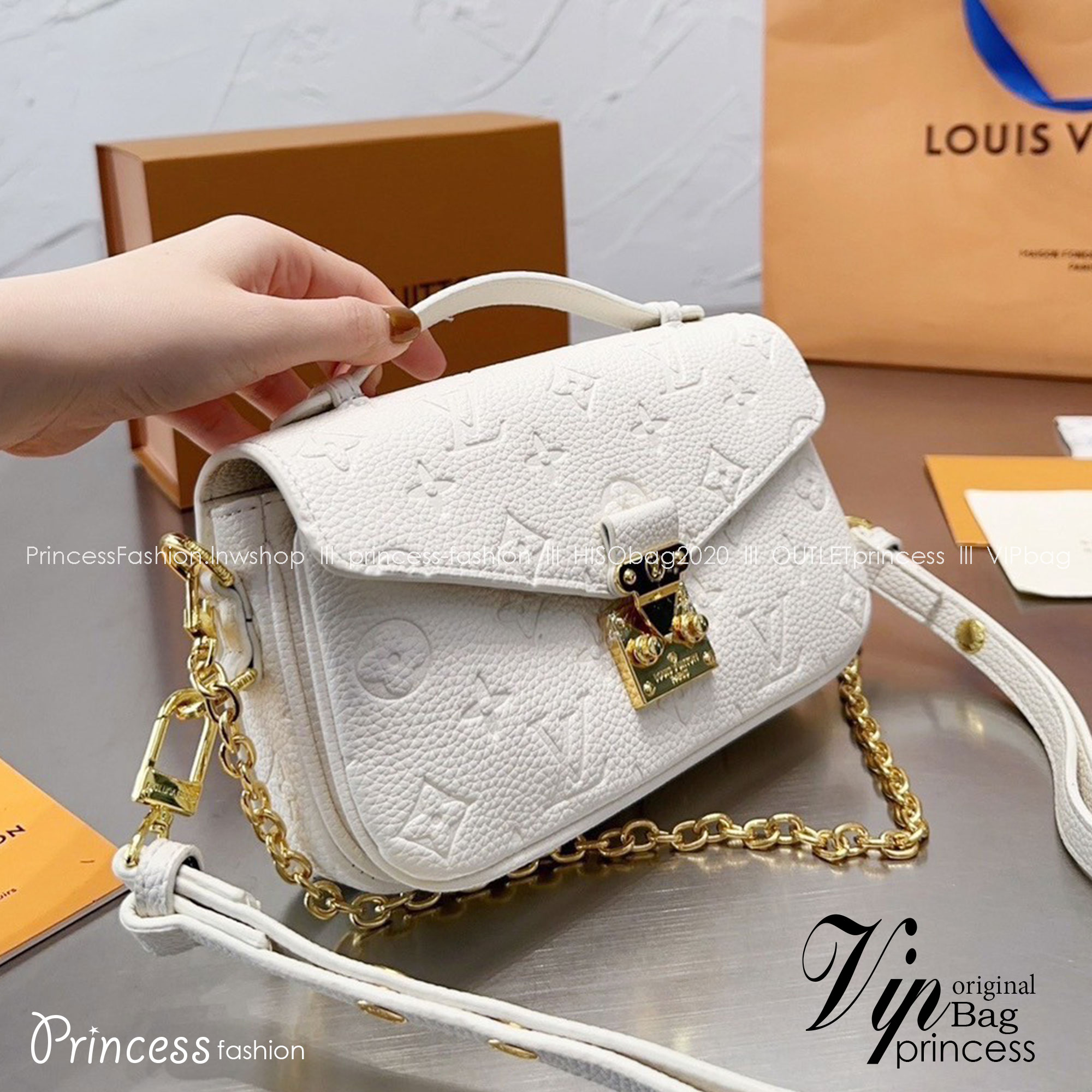 LV Pochette Métis East West / LV Metis / LV BAG พร้อมส่ง 5 สี กระเป๋าสะพายทรงพอช คลาสสิค ดีไซน์เรียบหรู งานสวยเป๊ะ