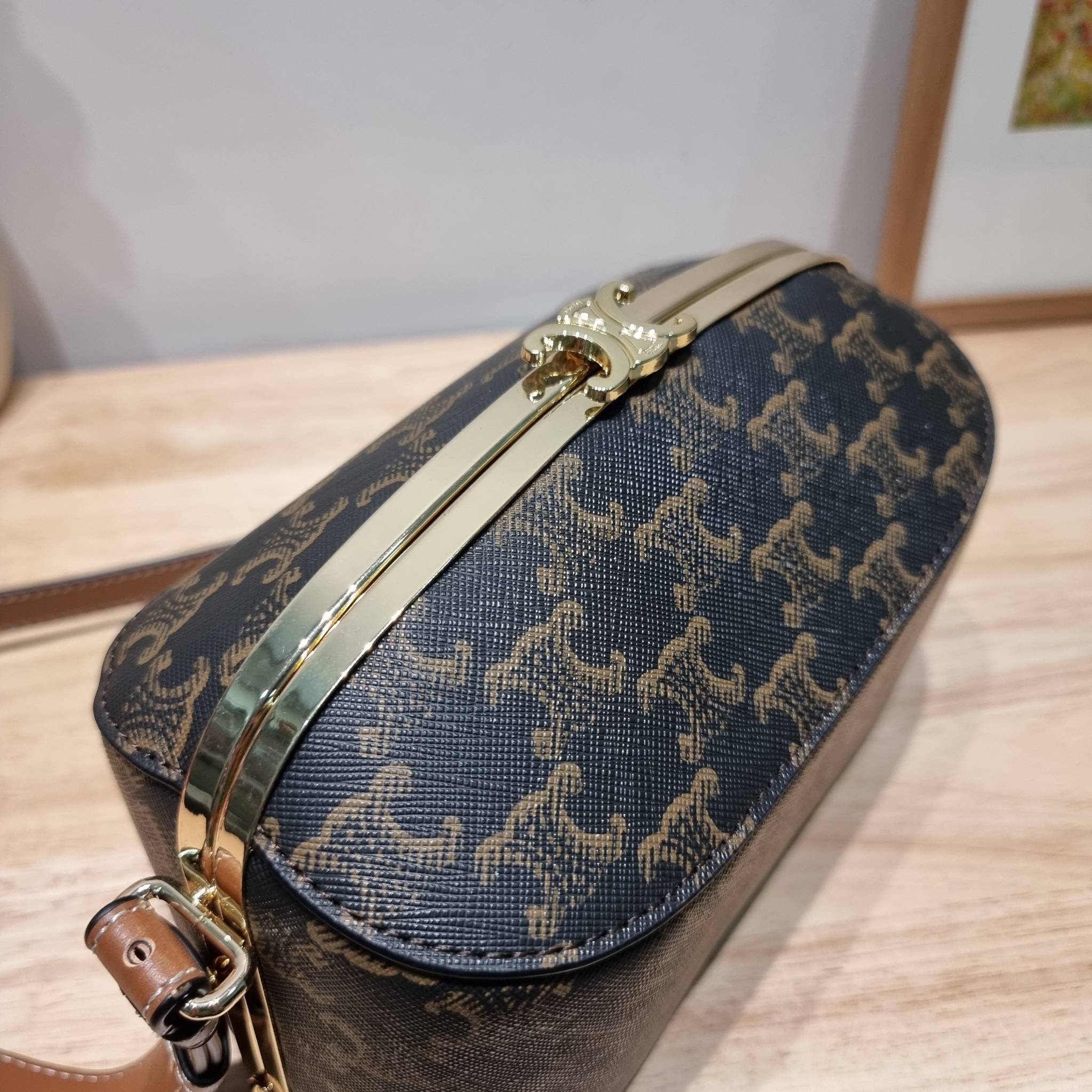 Celine Lunch Box Bag / CELINE BOX BAG IN TRIOMPHE CANVAS สุดปัง กับกระเป๋าทรงกล่อง ดีไซน์ยูนีค ไม่ซ้ำ วัสดุหนังแคนวาส เปิด-ปิดด้วยอะไหล่ขัดแน่นหนา