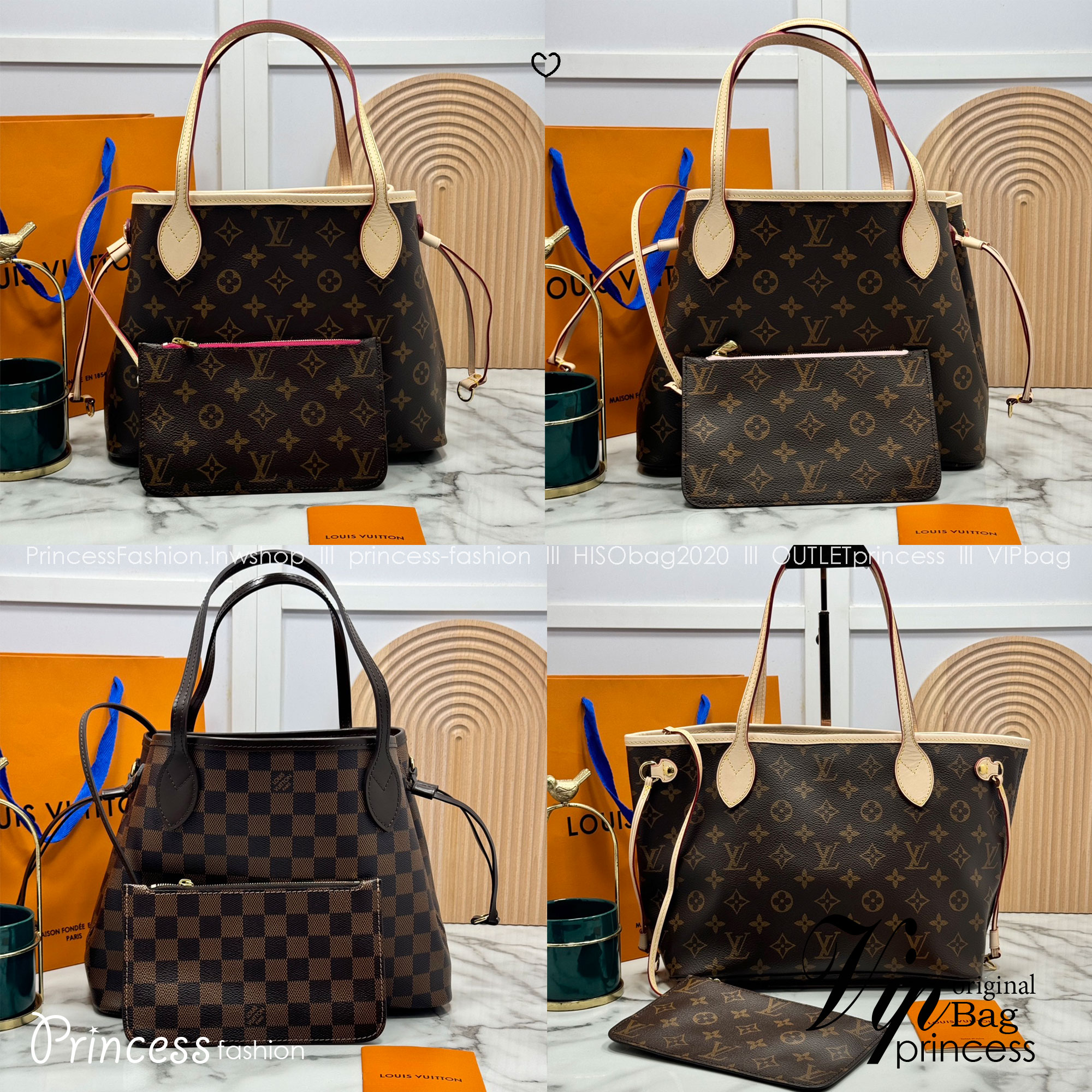 TOP ORI หนังแท้ | LV Neverfull PM bag Monogram Canvas กระเป๋าสะพายทรงโท้ท PM ดีไซน์คลาสสิกเหนือกาลเวลาเข้ากับดีเทลที่สืบทอดมายาวนาน Monogram แคนวาสแต่งขอบหนัง ดีไซน์พื้นที่ด้านในกว้างทว่าดูเพรียวบาง
