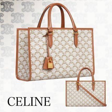 Celine Horizontal Cabas In Triomphe Canvas / Celine tote bag สายชอบพกของเยอะ ต้องหยิบของในกระเป๋าบ่อย รุ่นนี้ก็เป็นอีกตัวเลือกที่น่าสนใจค่ะ เพราะนอกจากจะจุของได้เยอะแล้วดีไซน์ยังเรียบสวยมีกลิ่นอายความวินเทจ อีกทั้งขนาดกระเป๋าใหญ่กำลังดีไม่เกะกะ เคลื่อนไหว