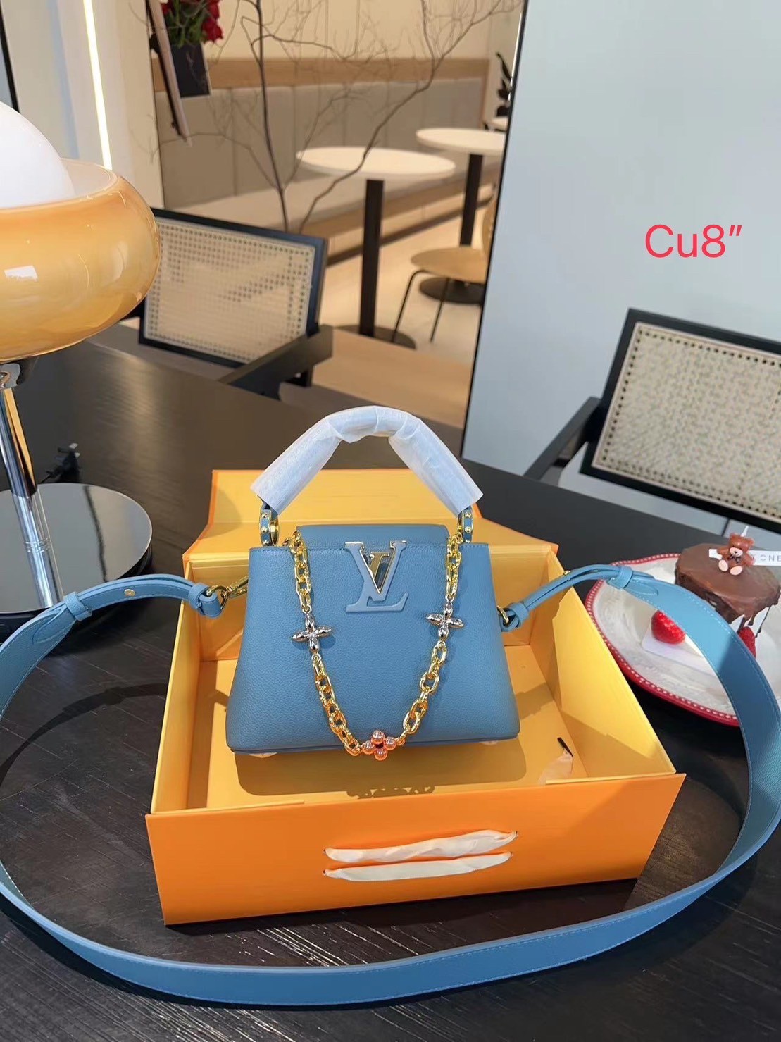 LV Capucines BB top handle / LV BAG พร้อมส่ง 6 สี ที่สุดของความสวยในราคาเบาๆ กระเป๋าถือสุดหรู ดีไซน์ทรงคลาสสิค พร้อมสายโซ่อะไหล่ทองหรูหรา