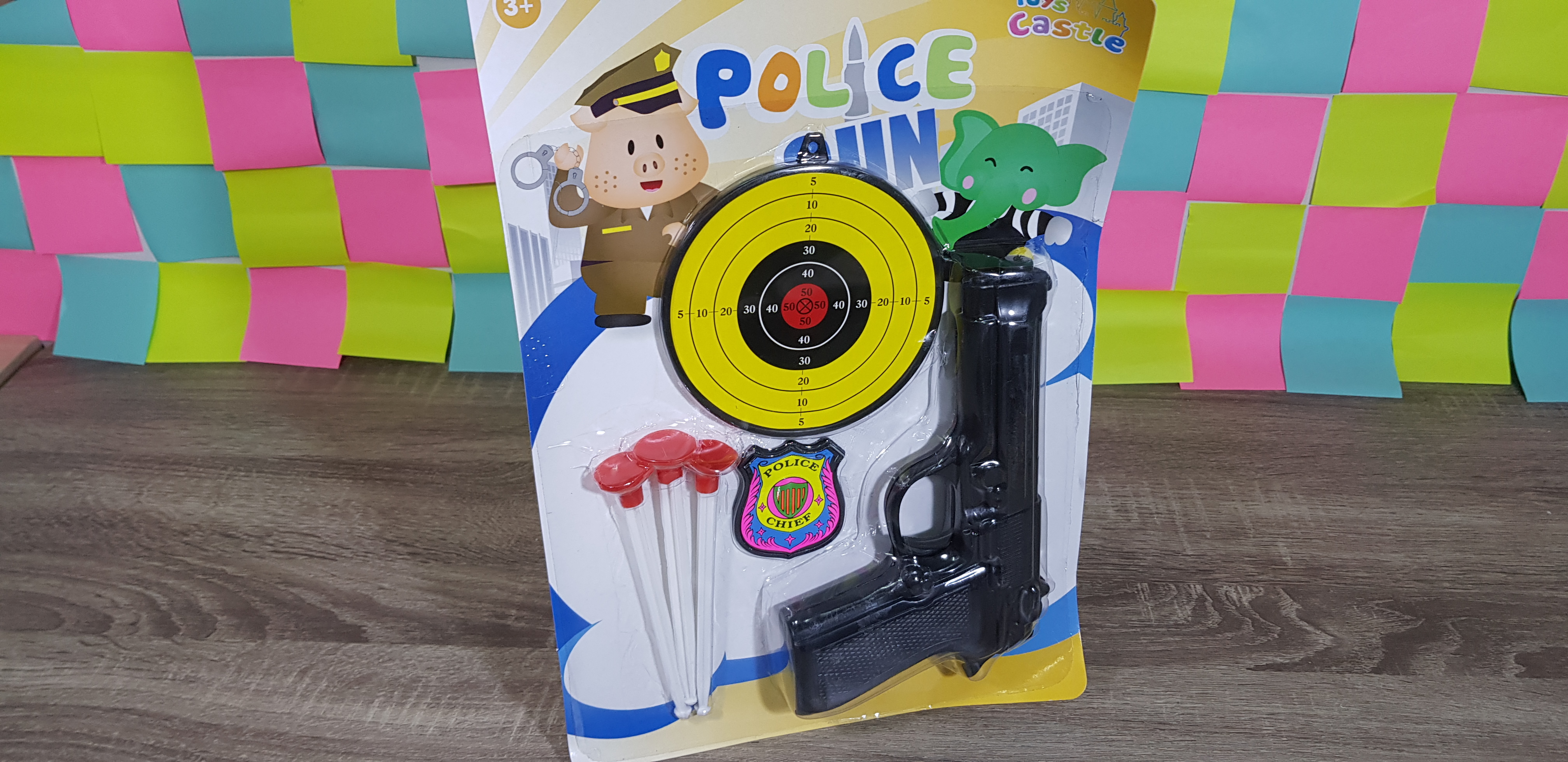 ชุดปืนเด็กเล่นกระสุนลูกดอกยิงเป้า