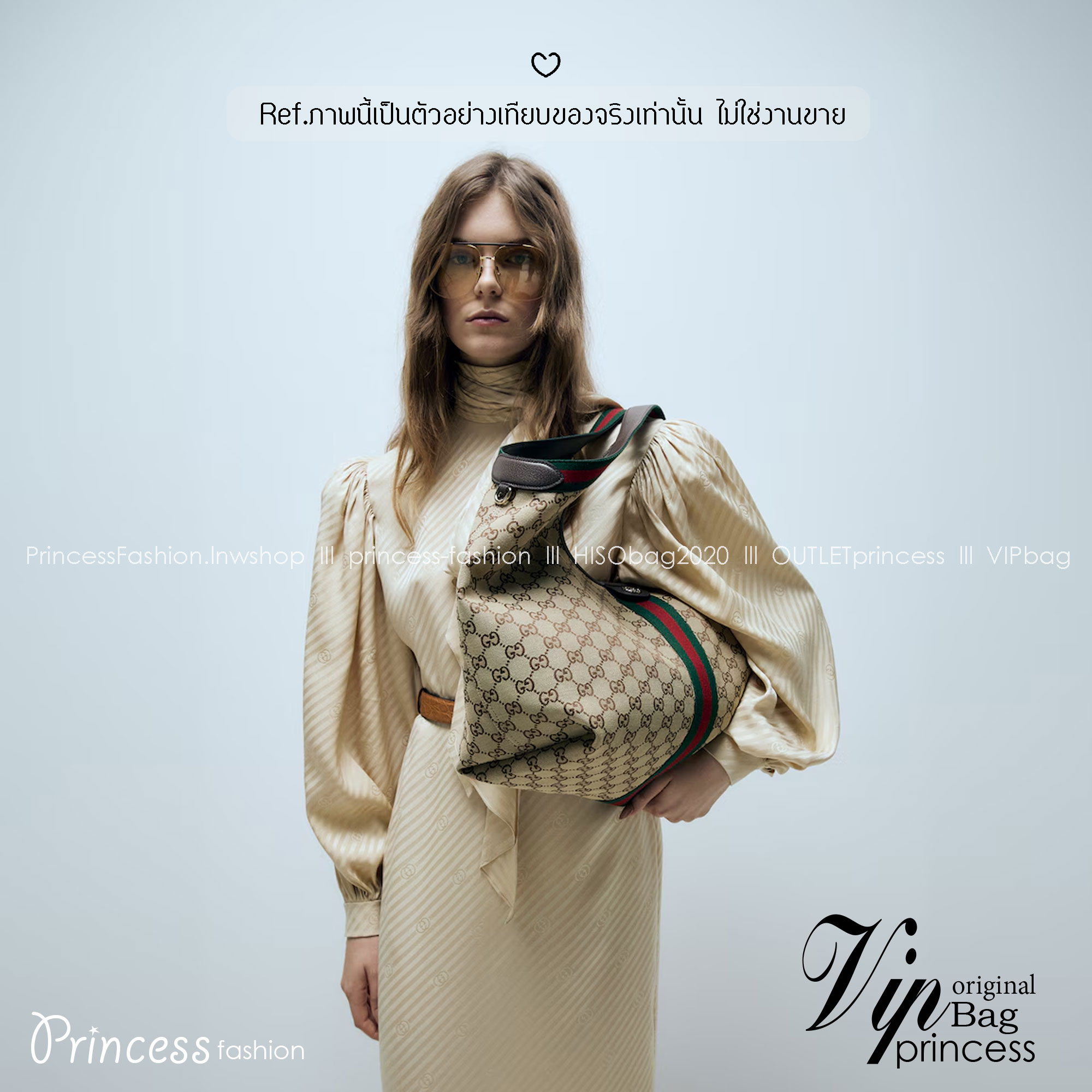 ORI หนังแท้ | Gucci Giglio Large tote bag / Monogram / Denim กระเป๋าทรงสะพายทรงโท้ทใบใหญ่ ดีไซน์ใหม่ล่าสุด สวยหรู่เท่มาก มาพร้อมใบเล็กเข้าเซ็ท พร้อมสายสะพายยาวเขียวแดงเป็นเอกลักษณ์ ภายในโล่งกว้าง จุของได้เยอะจุใจ