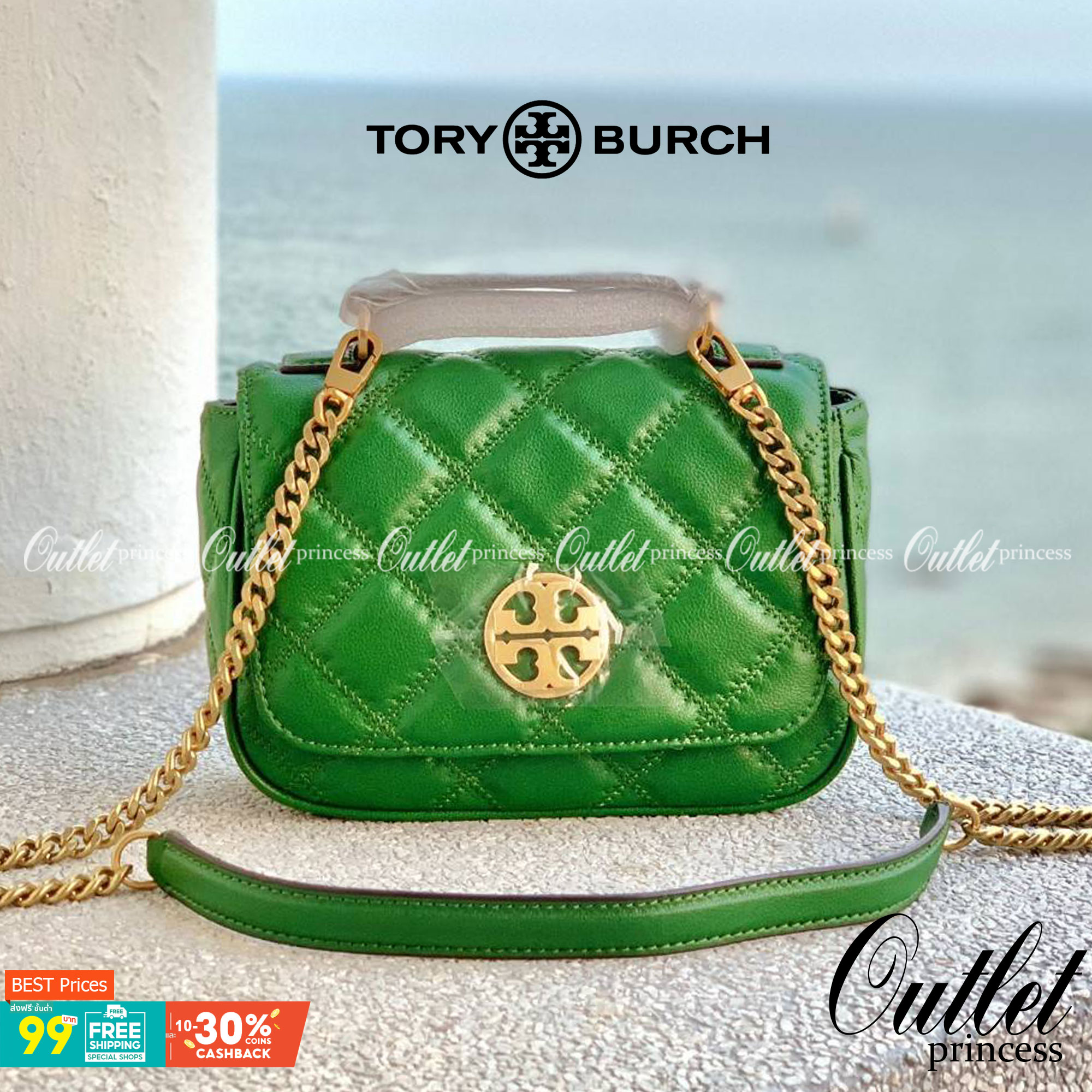 Tory Burch Willa Mini Top Handle Bag พร้อมส่งที่ไทย ใบจริงคือสวยสุดดไปเลยค่าา! กระเป๋าสะพายข้างหรือหิ้วก็เก๋ไปอีกเลยค่ะ! หนังแท้อย่างดี ลายนวมนิ่มมือดีมากค่ะ ด้านหน้ามีอะไหล่โลโก้แบรนด์ เปิดปิดกระเป๋าแบบกระดุมแม่เหล็ก ภายในสามารถใส่กระเป๋าเงินใบกลางได้;มื