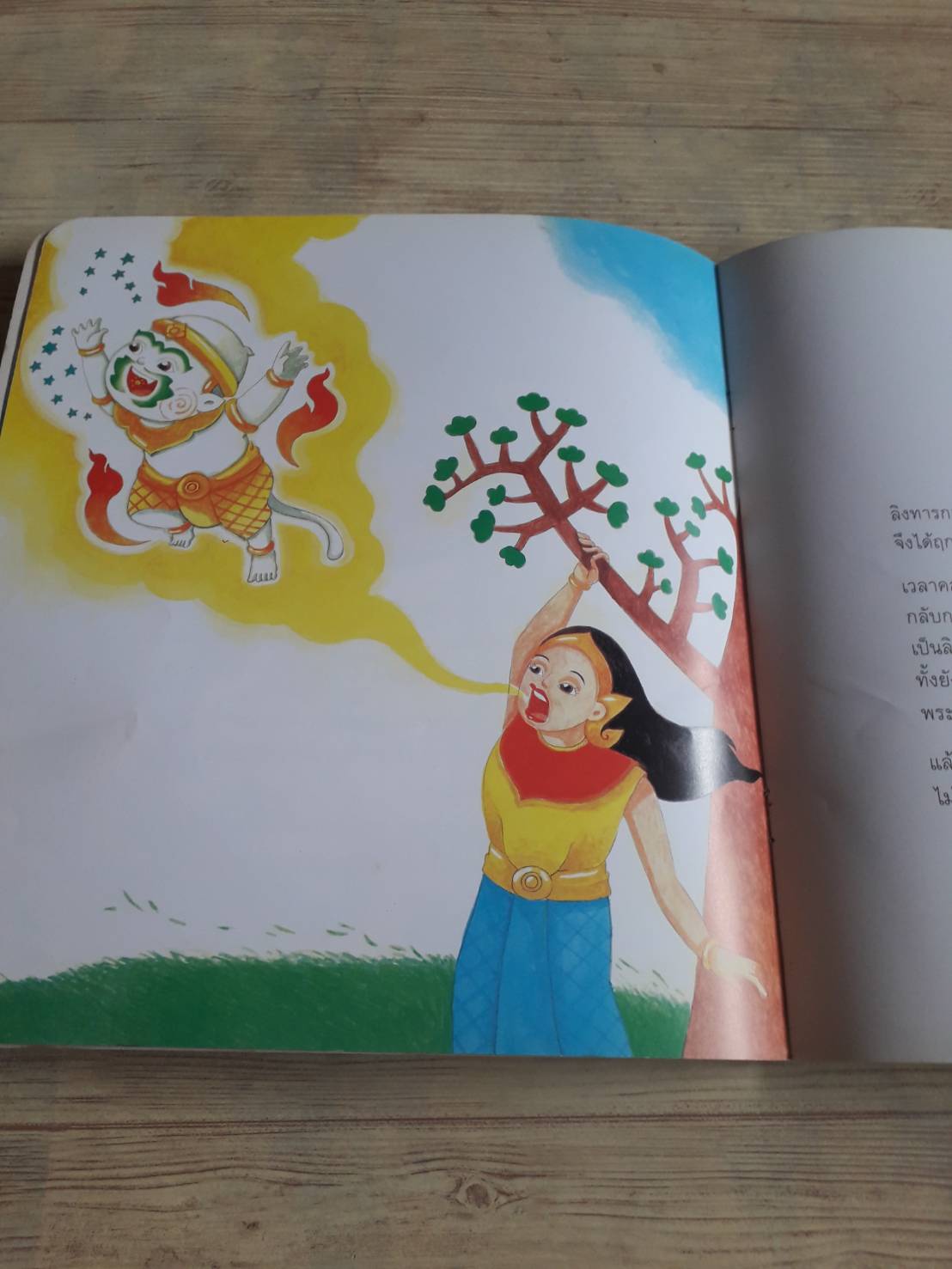 กำเนิดหนุมาน พิมพ์ครั้งที่ 5 น้านกฮูก เรื่อง นรินทร์ เซียววิบูลย์กิจ ภาพ