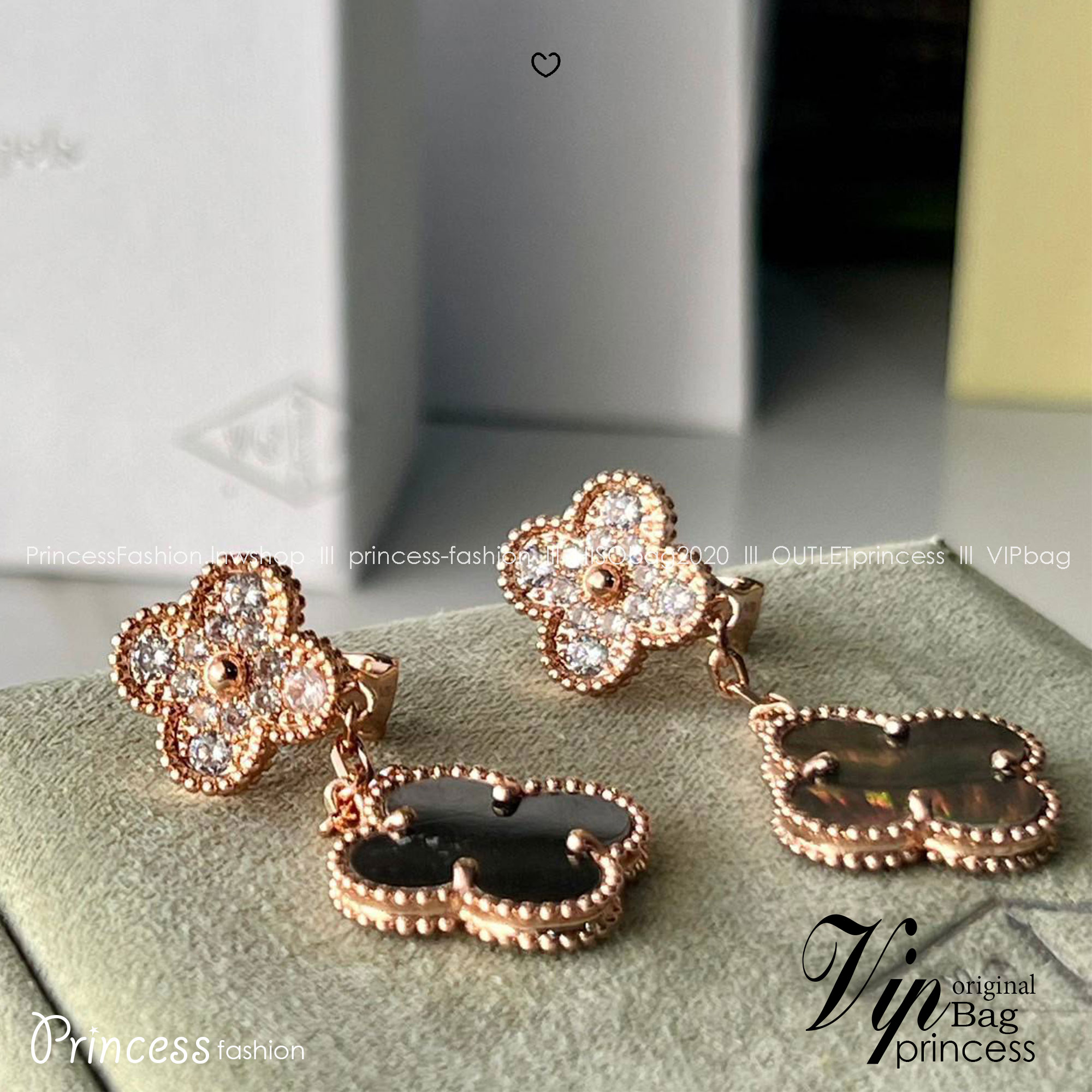 เกรดเทพ ORI | VAN CLEEF & ARPELS HOOP EARRINGS ต่างหูเงินแท้ แวนคลีฟ แอนด์ อาร์เปลส์ สวยเก๋ คุณภาพงานประกวด เอาใจสาวๆไปเลย