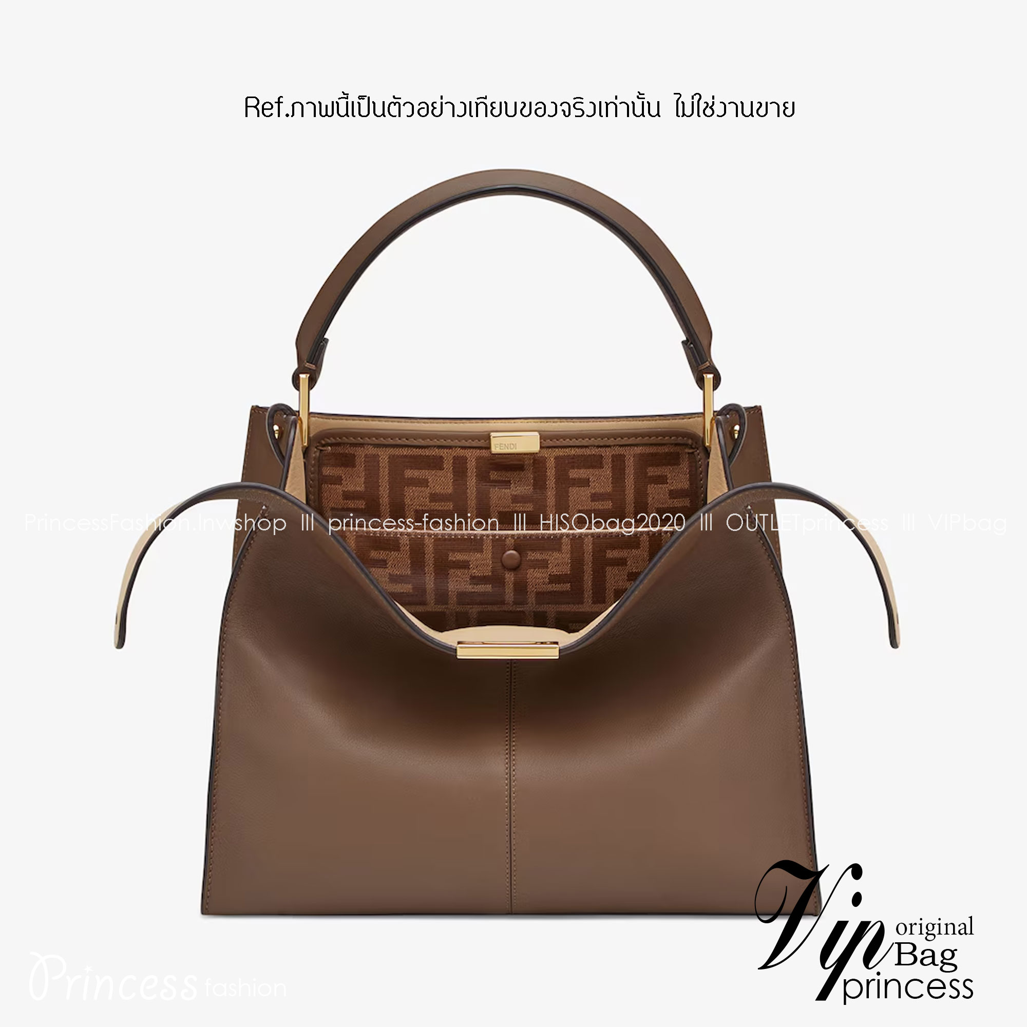 พร้อมส่ง 3 สี FENDI Peekaboo X-Lite Medium กระเป๋าสะพาย 🧡 เกรดออริจินอล 1:1 สลับแท้