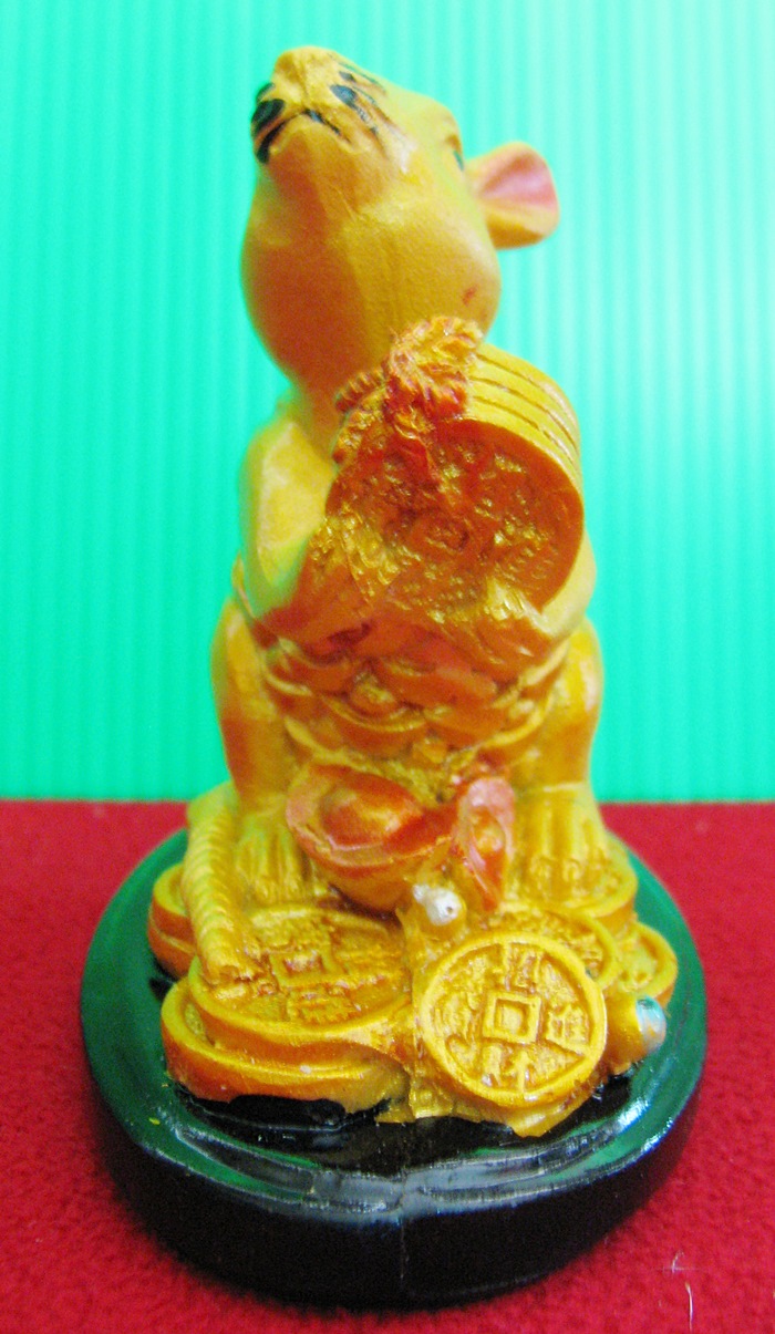 สินค้าหมดค่ะ รูปปั้นหนูเสริมดวง ดูดโชคลาภ(คนเกิดวันศุกร์)ค่ะ