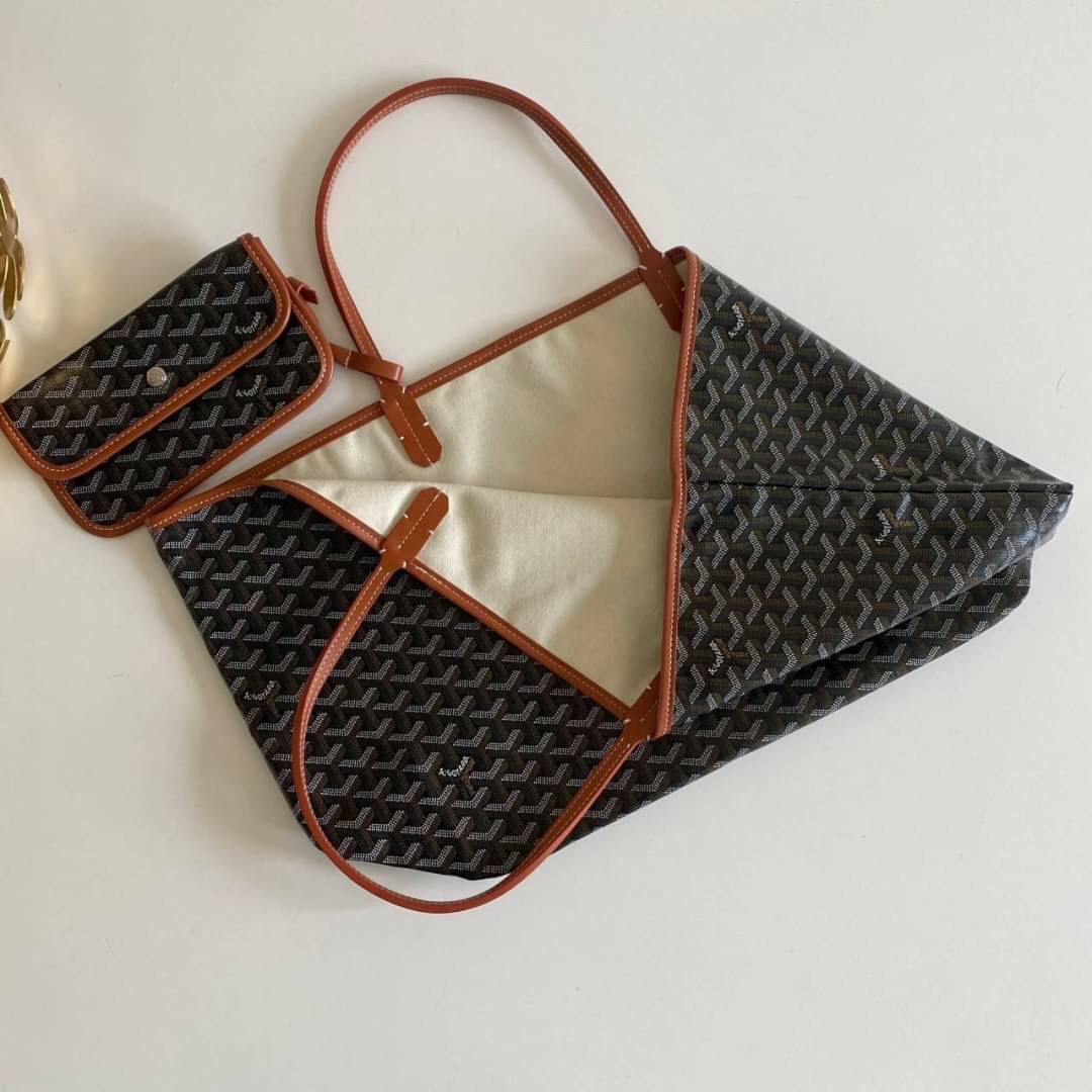 VIP 】หนังแท้ GOYARD SAINT LOUIS GM TOTE BAG กระเป๋าทรง SHOPPING ขนาดใหญ่กำลังดี สวยหรูคลาสสิคไม่มีเอ้าท์ ภายในโล่งกว้าง ใส่สัมภาระได้เยอะจุใจพร้อมส่งที่ไทยจองด่วนเลยค่ะ!