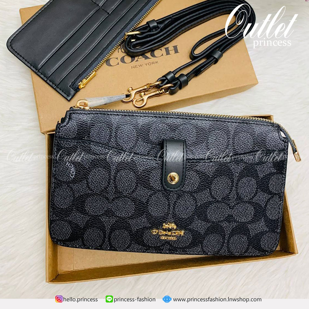COACH Noa Pop-Up Messenger In Colorblock Signature Bag ((73316//37458//31864)) 💋ได้ไปสุดคุ้ม ไม่ผิดหวังแน่นอนจ้าา!! กระเป๋าแบบคลัท//สะพายข้างได้//ครอสบอดี้ร์ได้ วัสดุหนังแท้ หนังนิ่มสวยค่ะ ช่องหลักเปิดปิดแบบซิป ภายในกว้าง ใส่มือถือได้ทุกรุ่น;กระเป