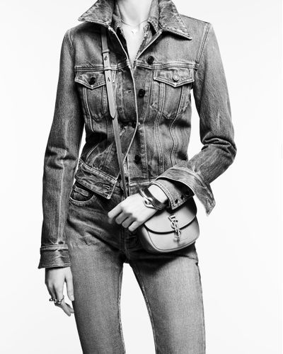 VIP 】หนังแท้ YSL SAINT LAURENT BORSA SATCHEL KAIA PICCOLA IN MORBIDA PELLE พร้อมส่งที่ไทย