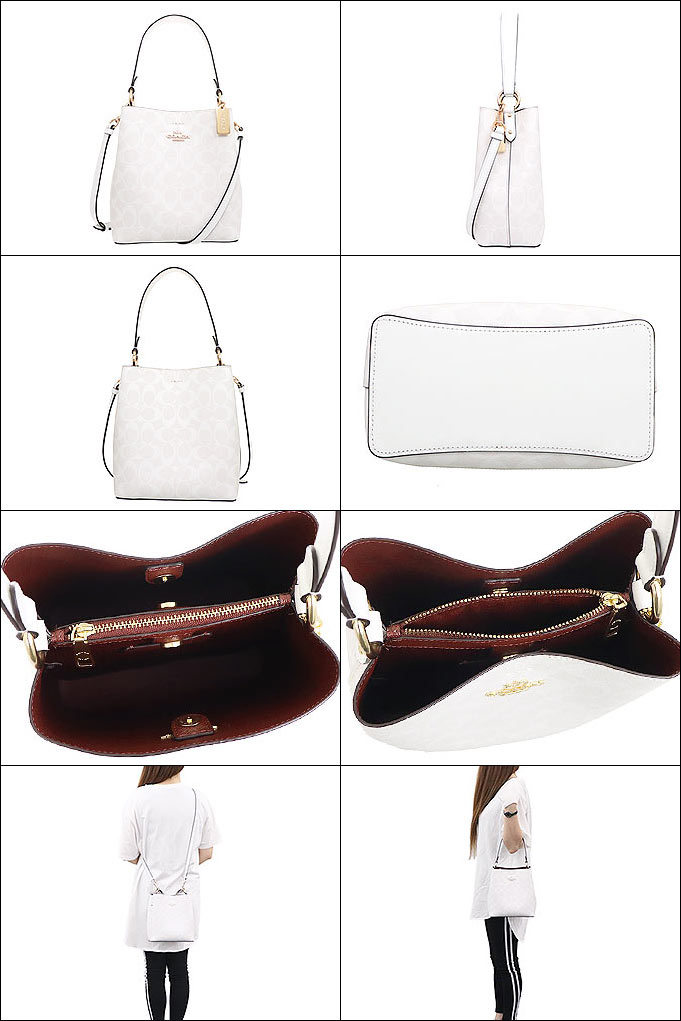 COACH 2312 SMALL TOWN BUCKET BAG IN SIGNATURE CANVAS รุ่นยอดนิยมใบเล็กมาครบสีแล้วจ้า กระเป๋าทรงบัคเก็ต สีผู้ดี๊ผู้ดี ตัวกระเป๋าดีไซน์คลาสสิคลายซี ดูโดดเด่น วัสดุหนังแคนวาสเคลือบลาย สวยคมทุกมุมจริงๆ!! เปิด-ปิดด้วยกระดุมแม่เหล็กทั้ง 2 ฝั่ง ภายในเป็นช่องโล่ง