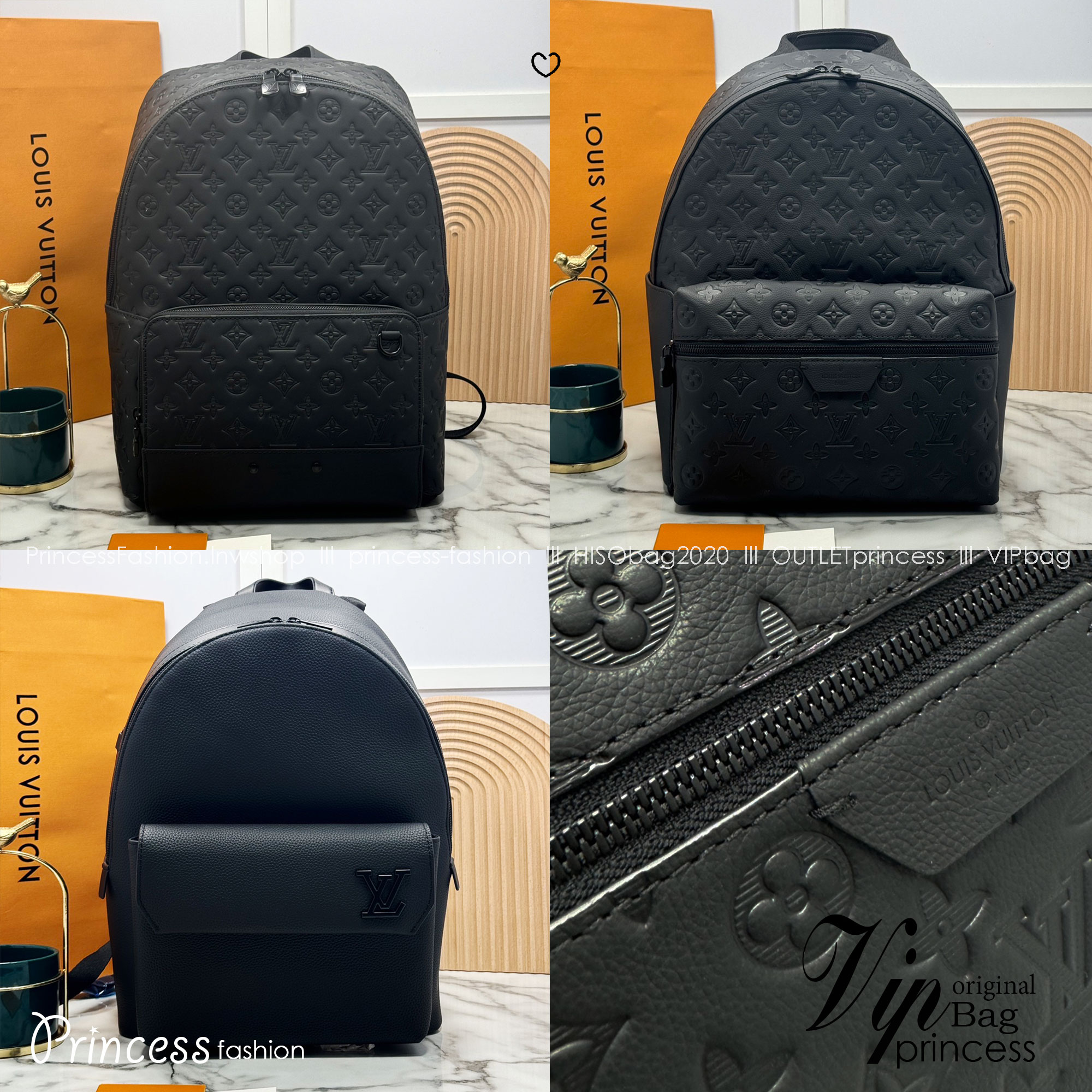 LV Racer Backpack กระเป๋าเป้สะพายหลัง รุ่นนี้สะท้อนถึงความสปอร์ตและเทห์ด้วยหนัง Monogram Shadow หนังแท้เนื้อนุ่มสีดำสง่างาม