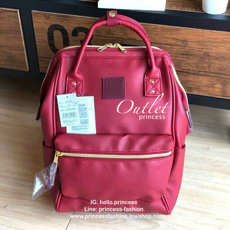 Anello polyurethane leather rucksack รุ่น Mini และ Classic กระเป๋าเป้จากแบรนด์เล็กๆมาสู่แบรนด์ดังทั้งในไทยและญี่ปุ่น วัสดุหนังpuแต่งลายหินอ่อนหนังนิ่ม กันน้ำได้ ภายในมีช่องเล็ก2ช่อง เปิดปิดด้วยซิปคู่ ปากกระเป๋าเป็นโครงสะดวกต่อการหยิบจับของภายใน ด้านข้างมี