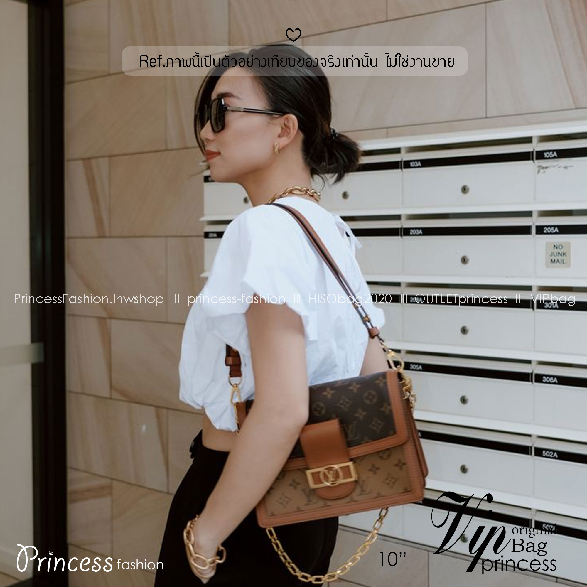 LV Dauphine Bag Monogram Canvas กระเป๋าสะพายทรงสุดคลาสสิคลุคคุณนาย โมโนแกรมแคนวาส ส่งท้ายปีแบบสุดหรู ในราคาจับต้องได้ สุดคุ้ม สวยทุกมุมจริงๆ -- [รับตัวแทนกระเป๋า]