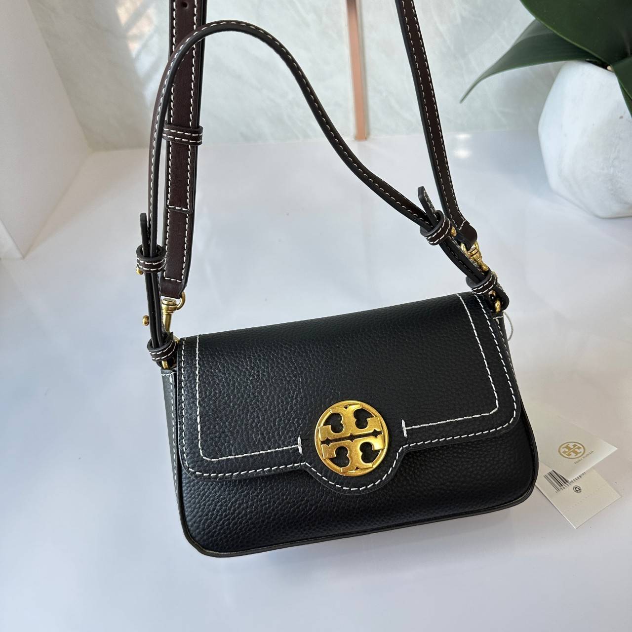 MINI พร้อมส่ง 2 สี TORY BURCH FELIX MINI CROSSBODY BAG กระเป๋าสะพาย เกรดท็อปออริ เกรดดีสุด สลับแท้ 1:1