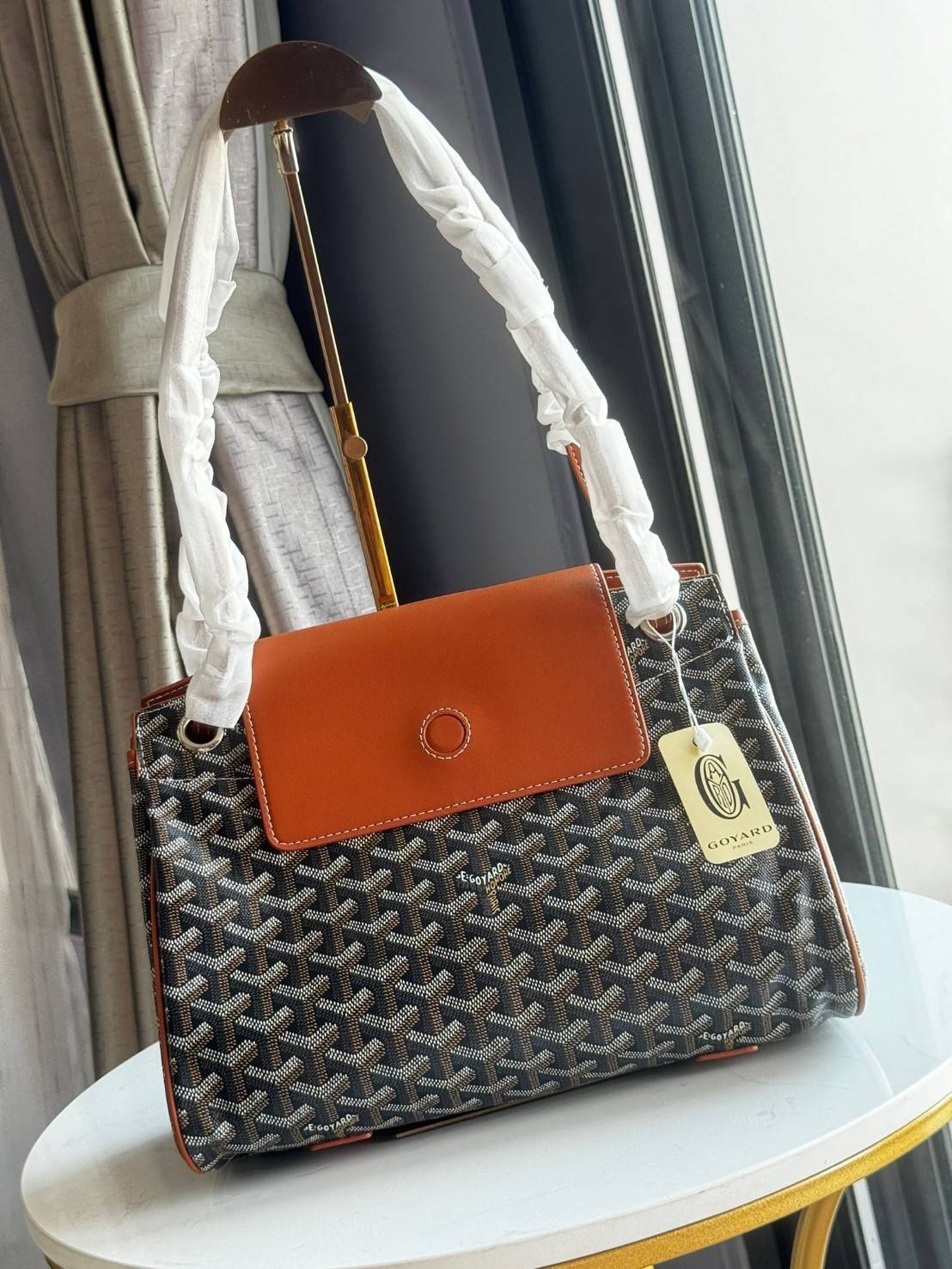 พร้อมส่ง 8 สี GOYARD Rouette Souple Bag 30cm กระเป๋าสะพายแบรนด์หรูสัญชาติฝรั่งเศส 🧡 เกรดออริจินอล 1:1 สลับแท้ ใช้งานต่างประเทศได้