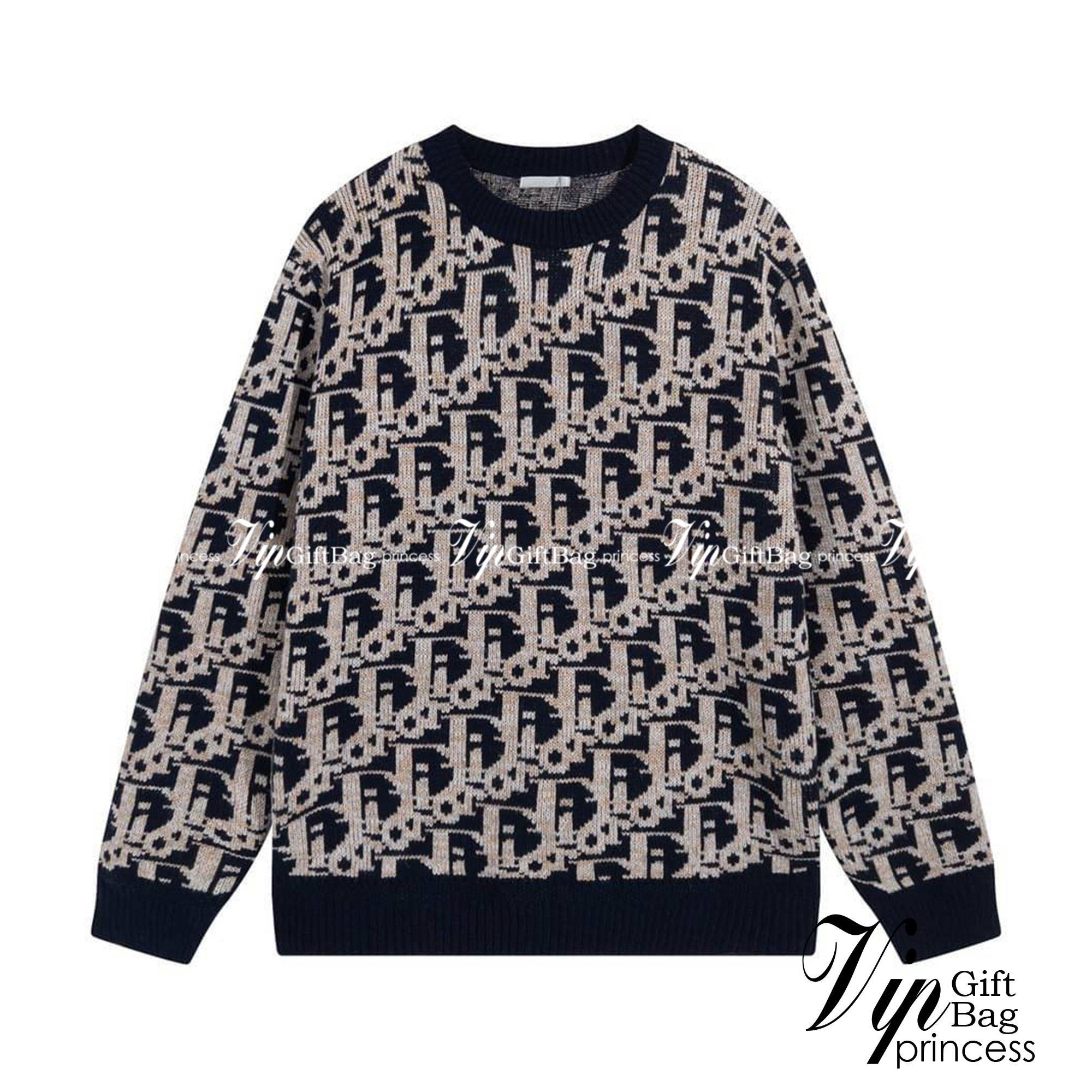 DIOR Sweater / Dior Oblique Sweater งานเกรดออริจินอล มีป้ายแท็กที่คอเสื้อทุกตัว ใส่ได้ทั้งผู้หญิงผู้ชาย พร้อมส่งที่ไทย ภาพสินค้าถ่ายจากงานขายจริง ใช้งานต่างประเทศได้