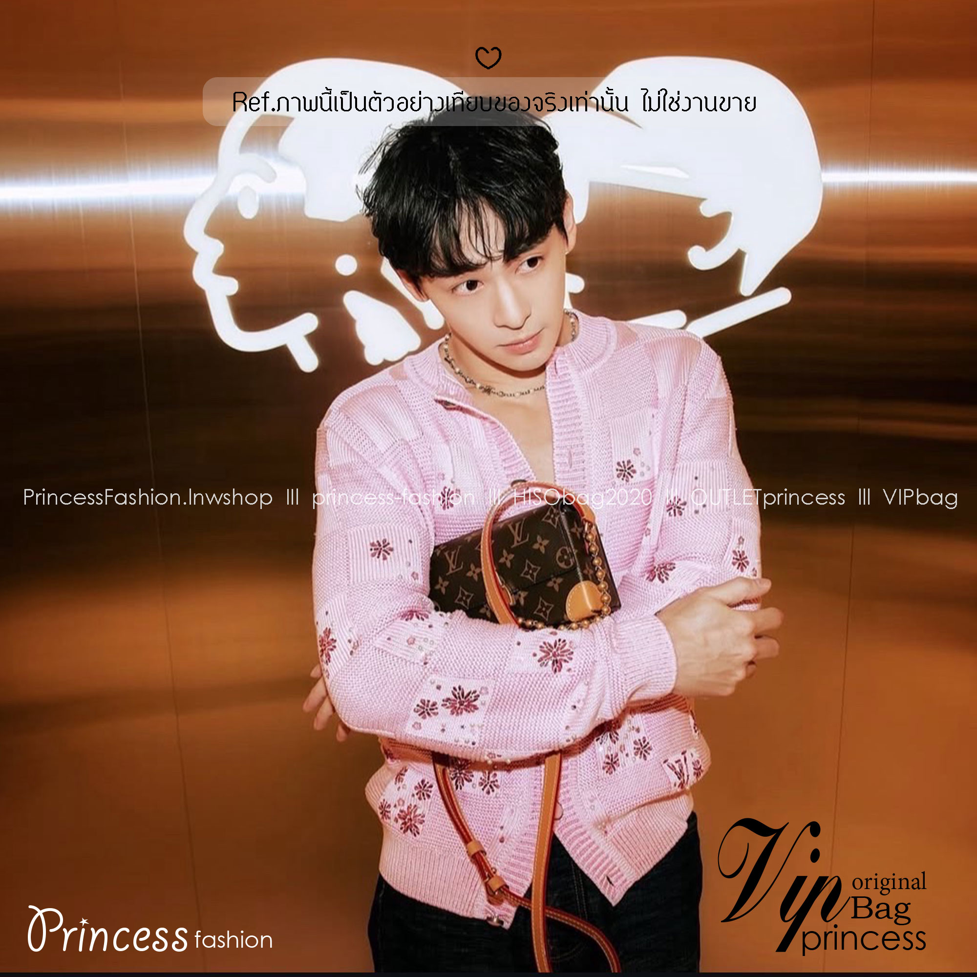 ORI หนังแท้ | LV Steamer crossbody bag Monogram Canvas / LV Trunk Bag กระเป๋าสะพาย กระเป๋าสตางค์แบบสะพายรุ่น Steamer รังสรรค์จาก Monogram แคนวาส แต่งขอบหนัง Aged Natural และฮาร์ดแวร์สีทอง