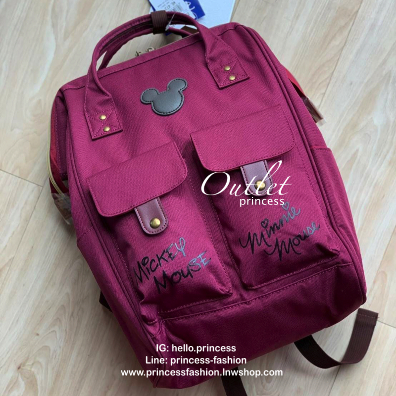 Belle Maison's Disney Fantasy Bags! รุ่น Classic Backpack จากBellemaison แห่งเดียวในประเทศญี่ปุ่น มีรูปโฉมและสไตล์ใช้งานคล้ายแบรนด์ Anello แต่งแต้มสีสันและลวดลายเพิ่มเติมลงบนกระเป๋าจากเหล่าการ์ตูนของดิสนีย์ เป็นรุ่นลิมิเตทสุดๆที่ออกมาไม่บ่อยเลยคร้า!!