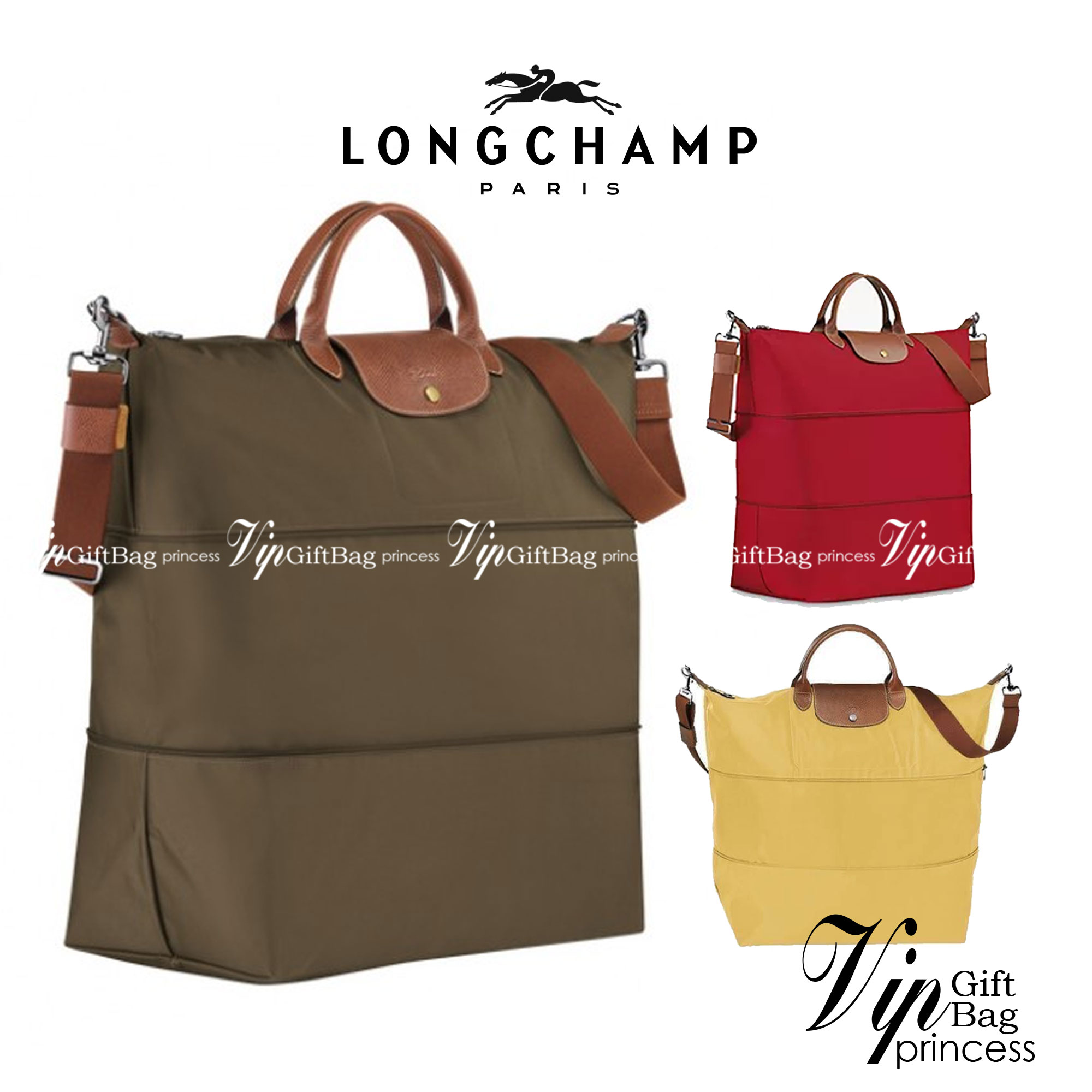 LONGCHAMP LE PLIAGE CLUB TRAVEL BAG กระเป๋าขนาดใหญ่สำหรับการเดินทาง เราเรียกที่นี้ว่า travelling bag รุ่นคลาสสิค มาพร้อมสายสะพายยาวที่ปรับและถอดออกได้ ความพิเศษของรุ่นนี้ที่ครองใจนักเดินทางทั่วโลก คือซิปรอบตรงกลางตัวกระเป๋า สามารถเปิดซิปเพื่อขยายขนาดและพั