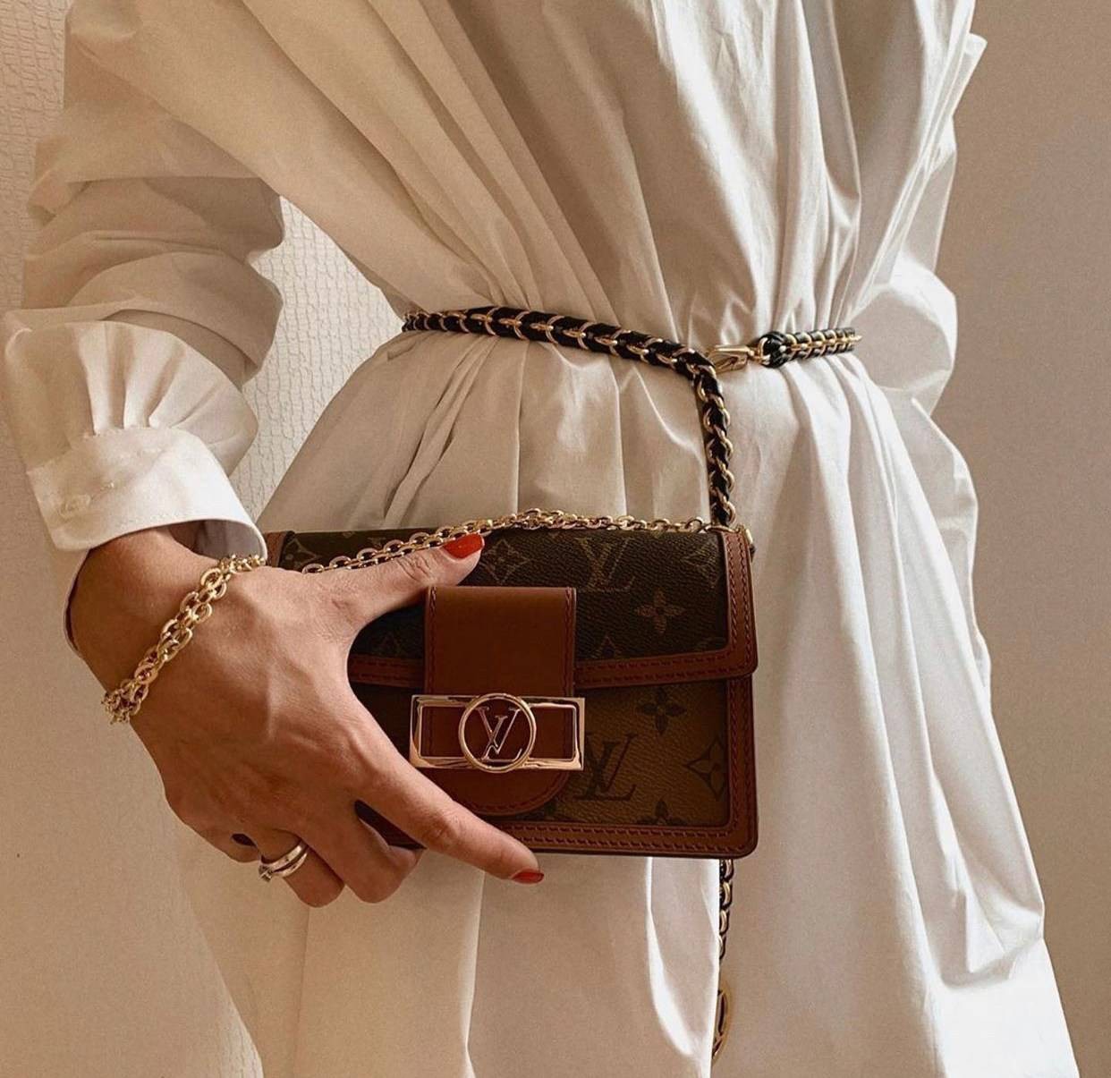 หนังแท้ LOUIS VUITTON DAUPHINE CHAIN WALLET / LV DAUPHINE พร้อมส่งที่ไทย งานหนังแท้ทั้งใบ เกรดเทพออริจินอล เนื้องานสวยงาม ภาพสินค้าถ่ายจากงานขายจริง ใช้งานต่างประเทศได้