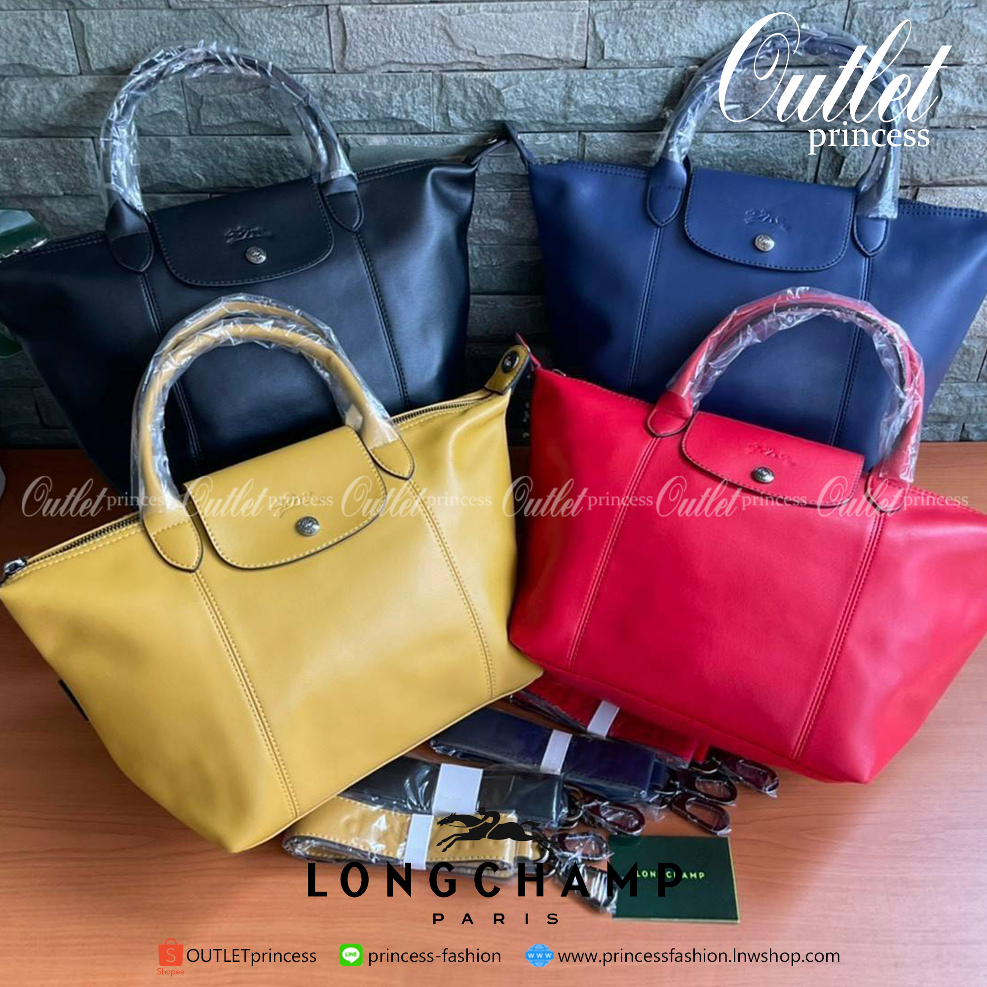 ของแท้ LONGCHAMP LE PLIAGE CUIR TOP HANDLE BAG S รุ่น 1512 กระเป๋าถือขนาดกำลังดี วัสดุหนังแกะ Metis