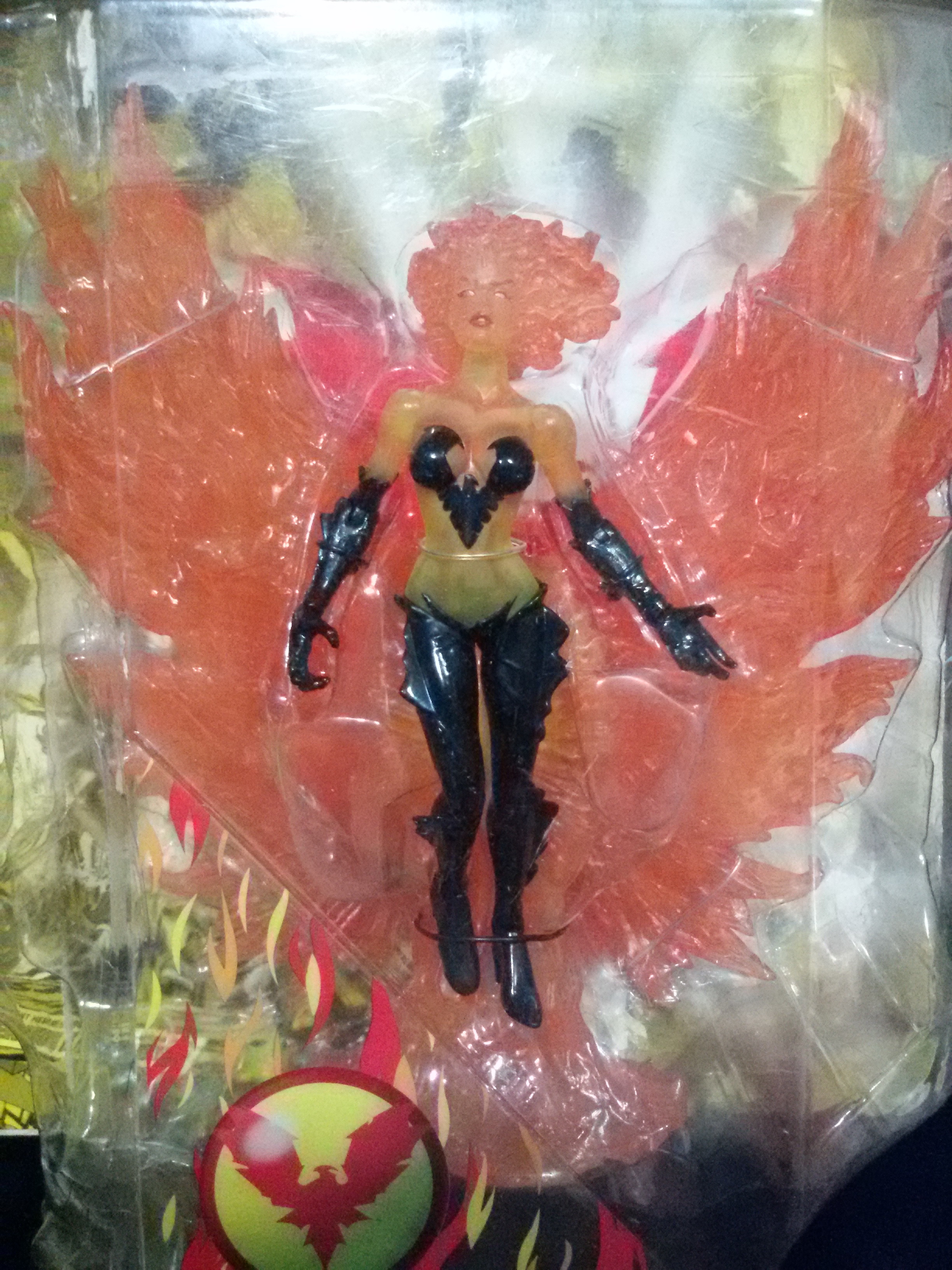 Marvel Select X-Men Dark Phoneix Jean Grey Variant Clear ฟิกเกอร์จากเรื่องเอ๊กส์เมนมือหนึ่งกล่องไม่สวย