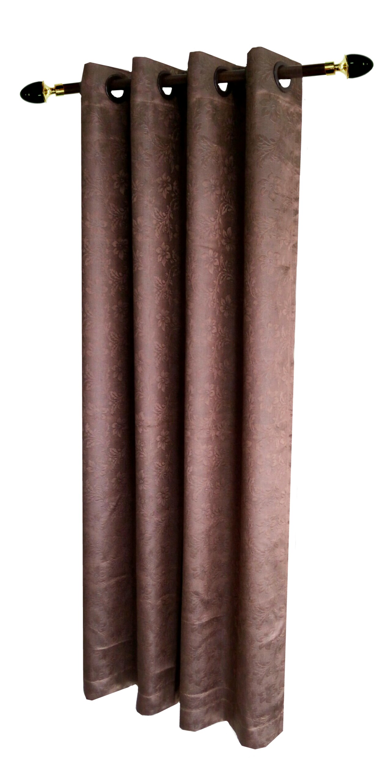 ผ้าม่านก.130*ส.180ซม./ผืน รุ่นเนเชอร์ (Nature) สีโอ้คเข้ม