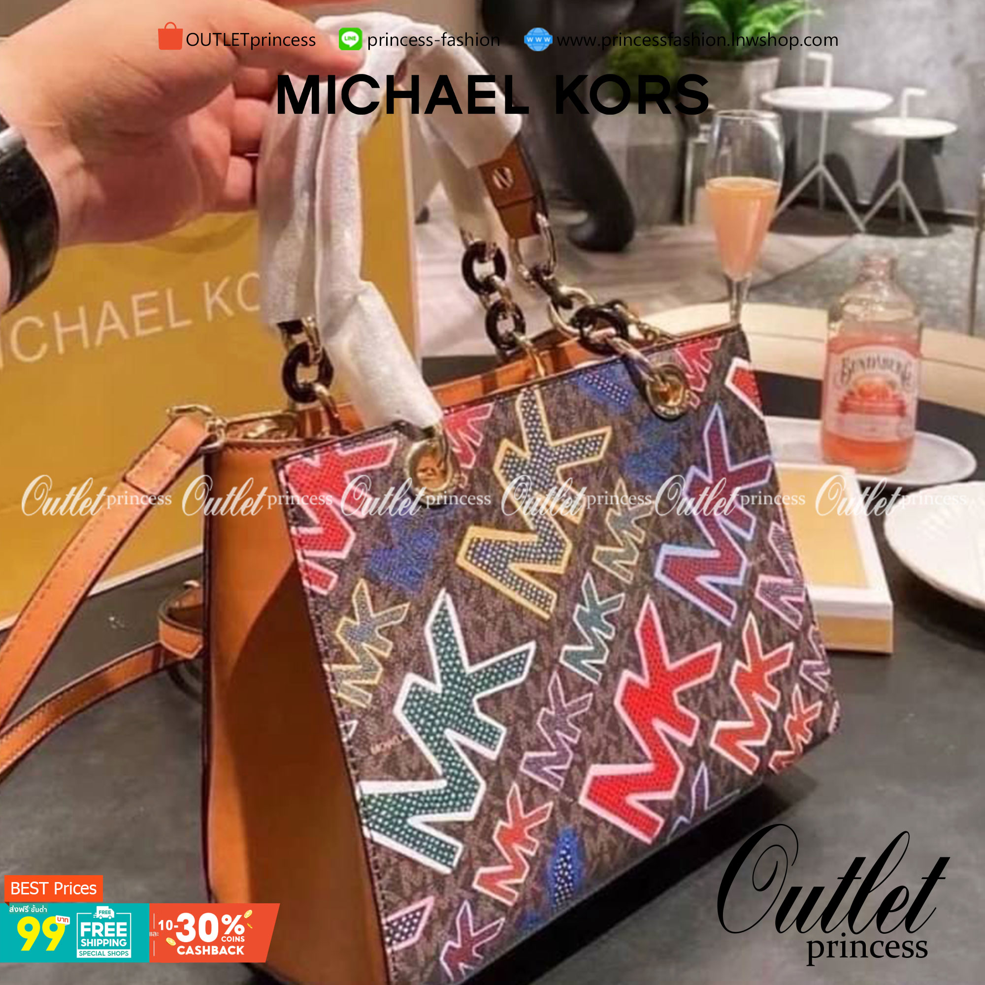 MICHAEL KORS Factory outlet MINI CROSSBODY LEATHER