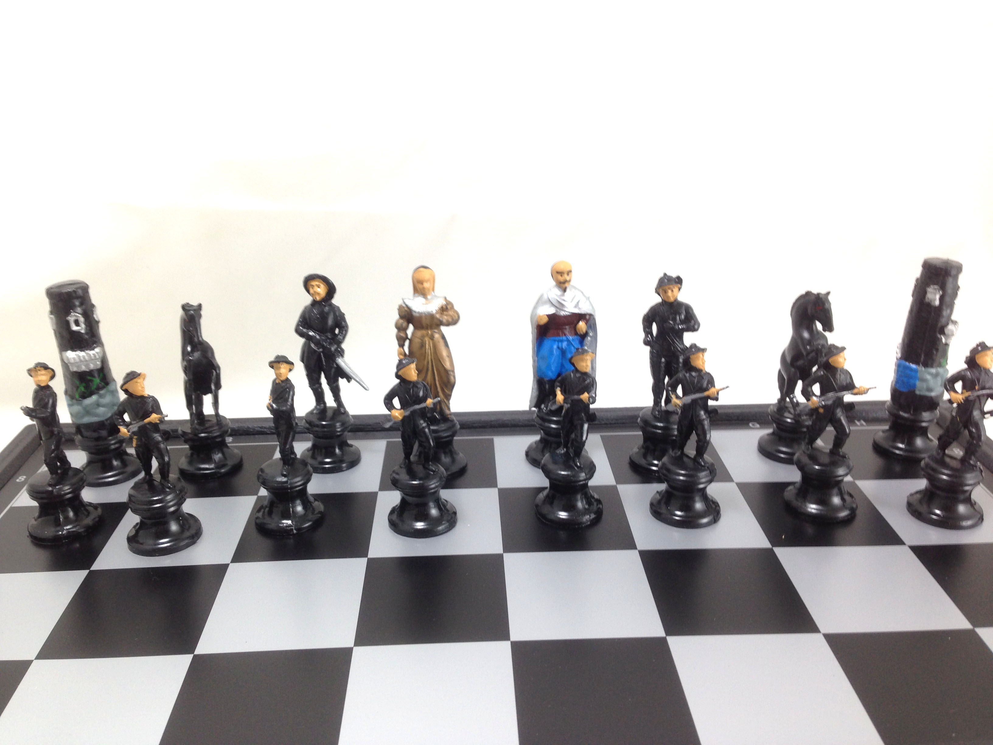 หมากรุกฝรั่งแม่เหล็กตัวเดินคาแล็กเตอร์ยุคกลาง(CH350589)