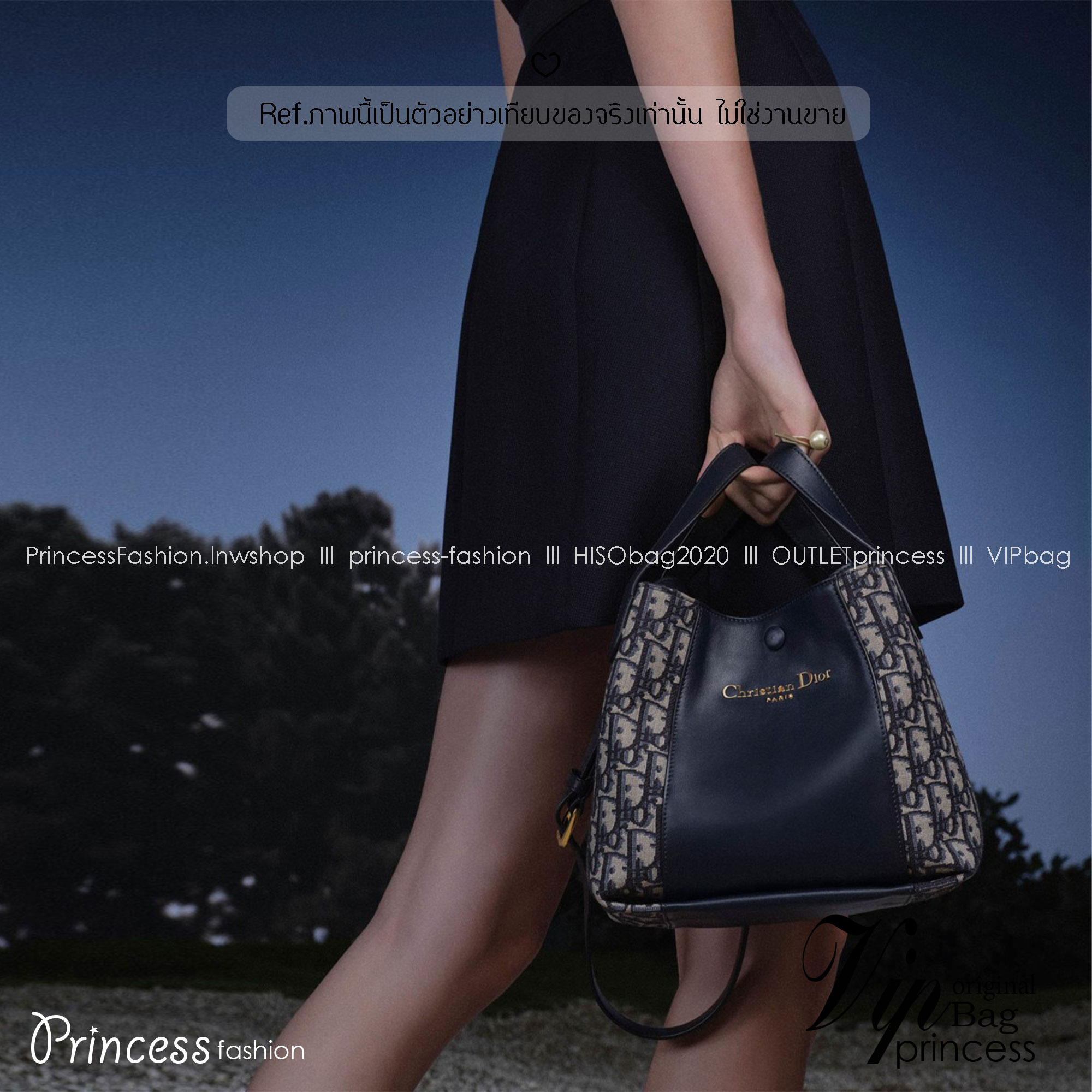 ORI หนังแท้ | DIOR Small Signature Bucket Bag / Dior bucket bag กระเป๋าทรงบัคเกตรุ่นใหม่ล่าสุด มาพร้อมกับการออกแบบที่โดดเด่น และสง่างาม เรียบหรูดูแพง มีรายละเอียดสุดวิจิตร