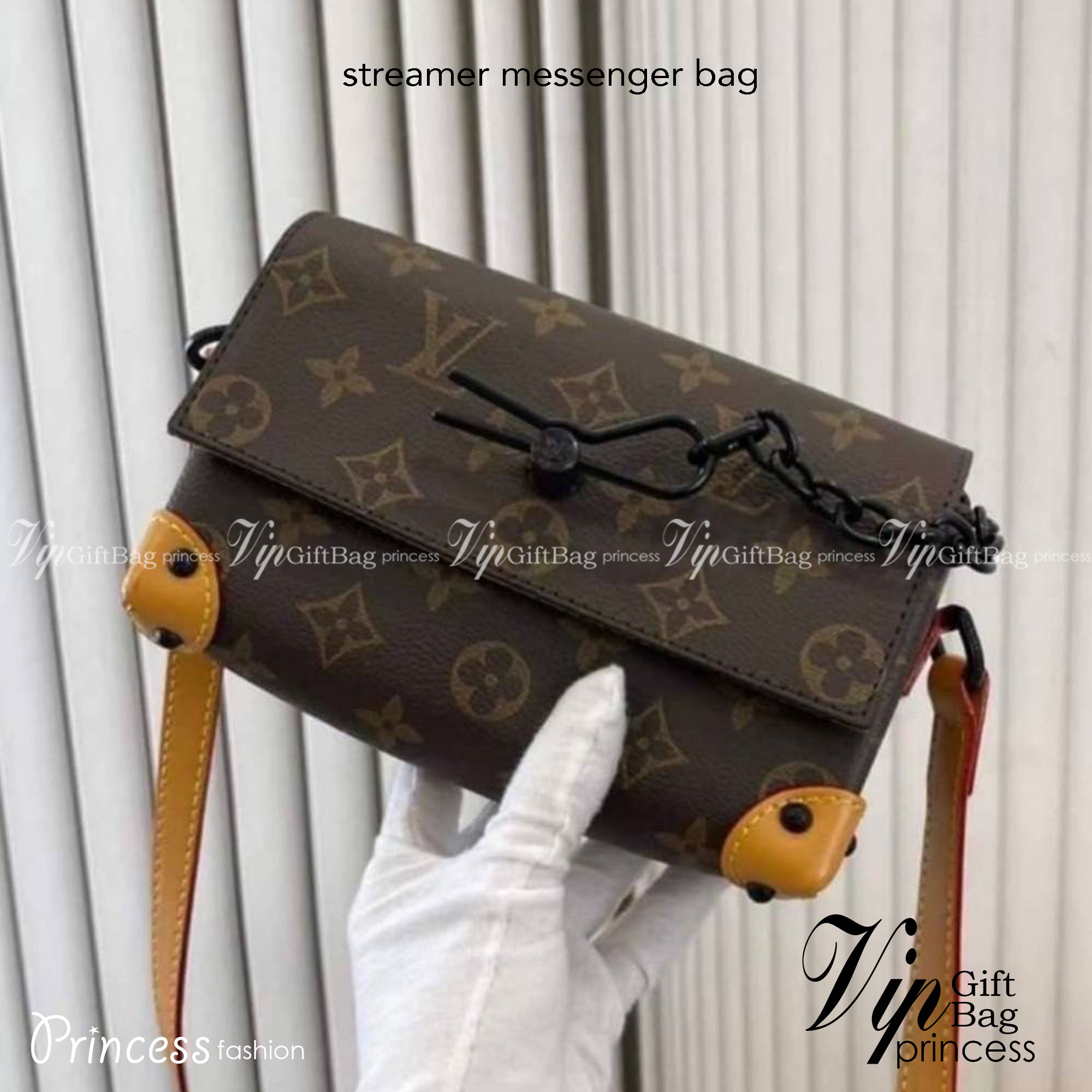 LV Streamer Messenger Bag กระเป๋าสะพายทรงกล่องที่สุดของรุ่นหายาก ดีไซน์คลาสสิกน่าใช้ ใช้ได้ทั้งชายหญิง unisex cool